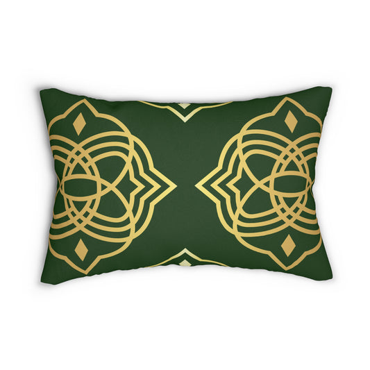 Geometric Indian Pattern Accent Pillow