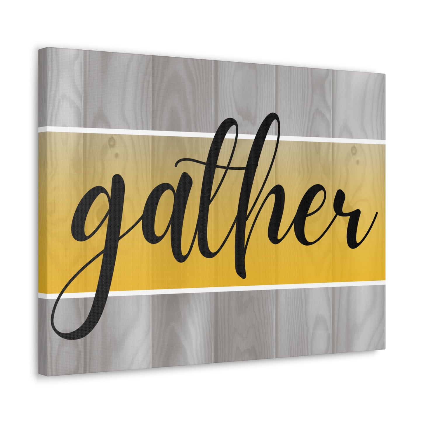 Christian Wall Art: Gather (Wood Frame Ready to Hang)