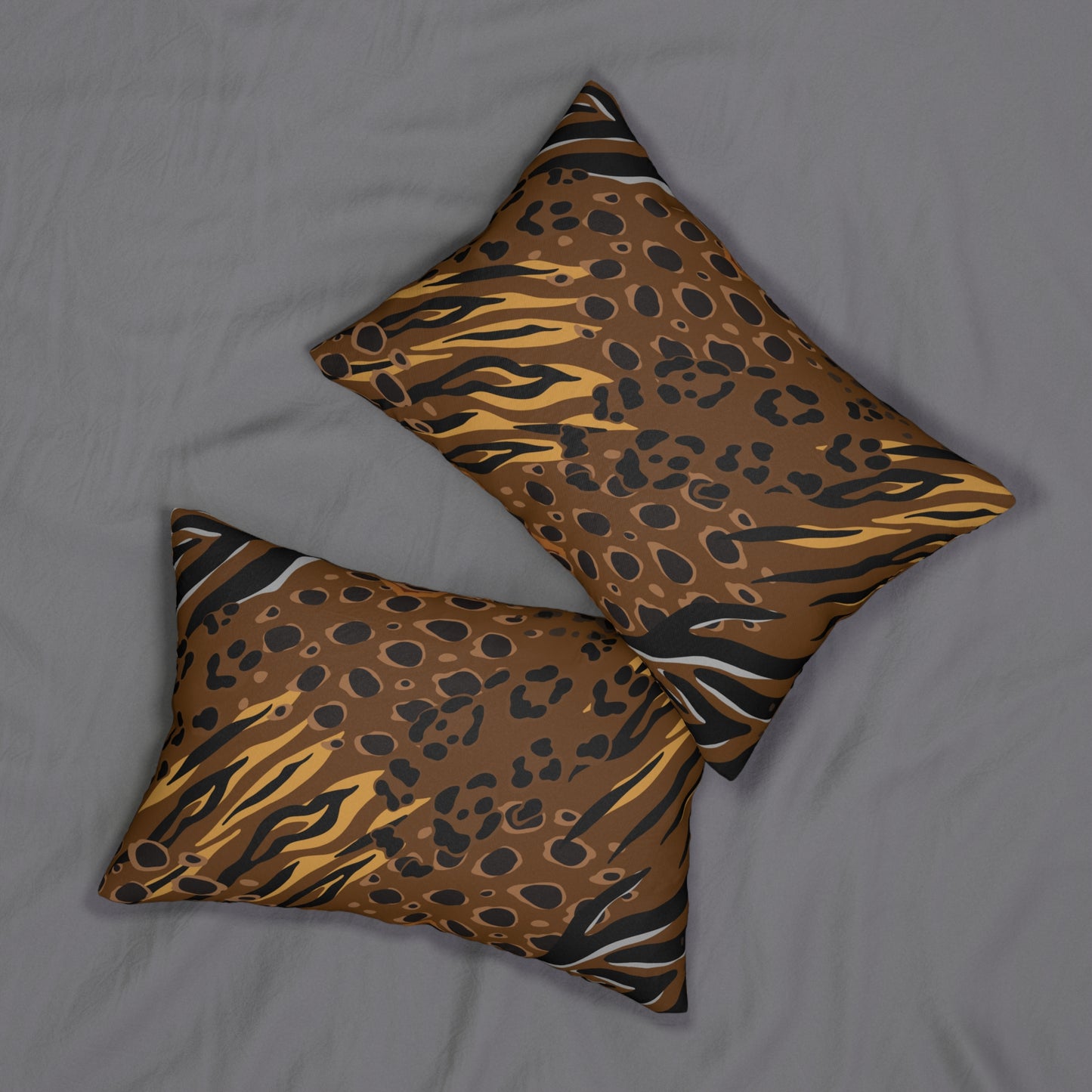 Animal Print Brown Accent Pillow