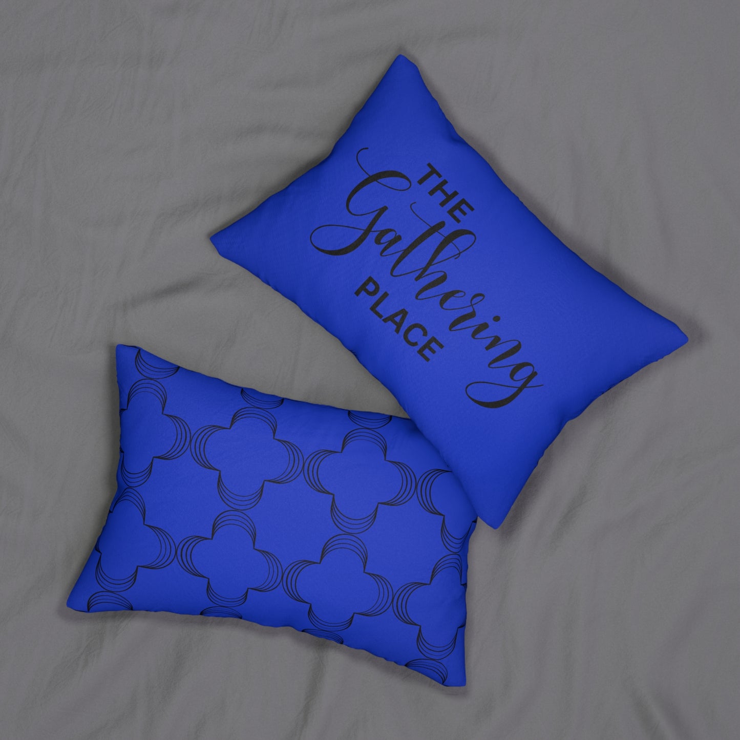 "The Gathering Place" Geometric Accent Pillow