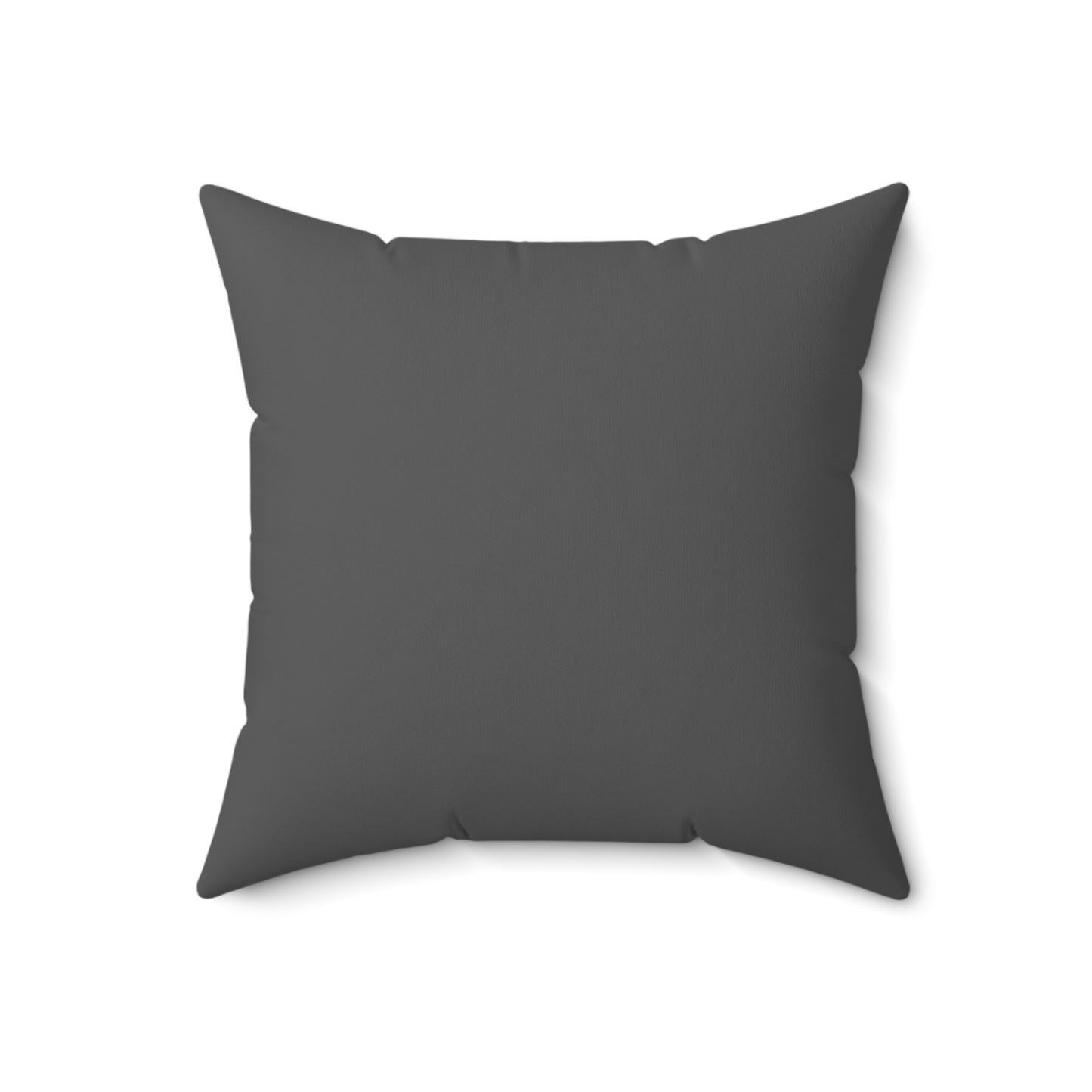 Dark Gray Throw Pillow