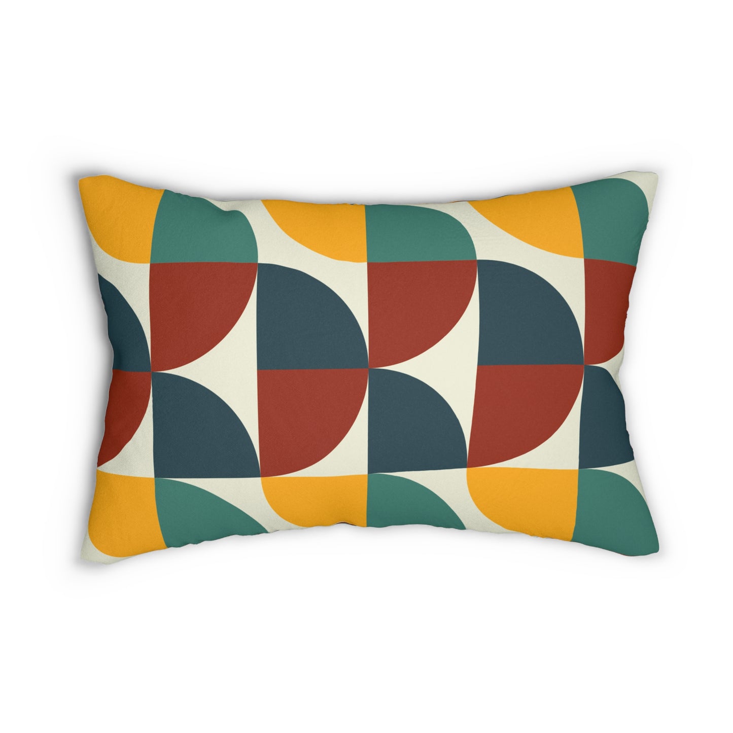 70's Groovy Geometric Accent Pillow