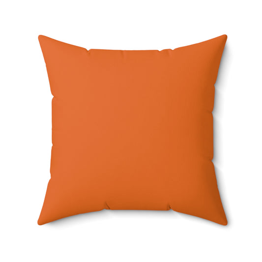 Burnt Orange Throw Pillow