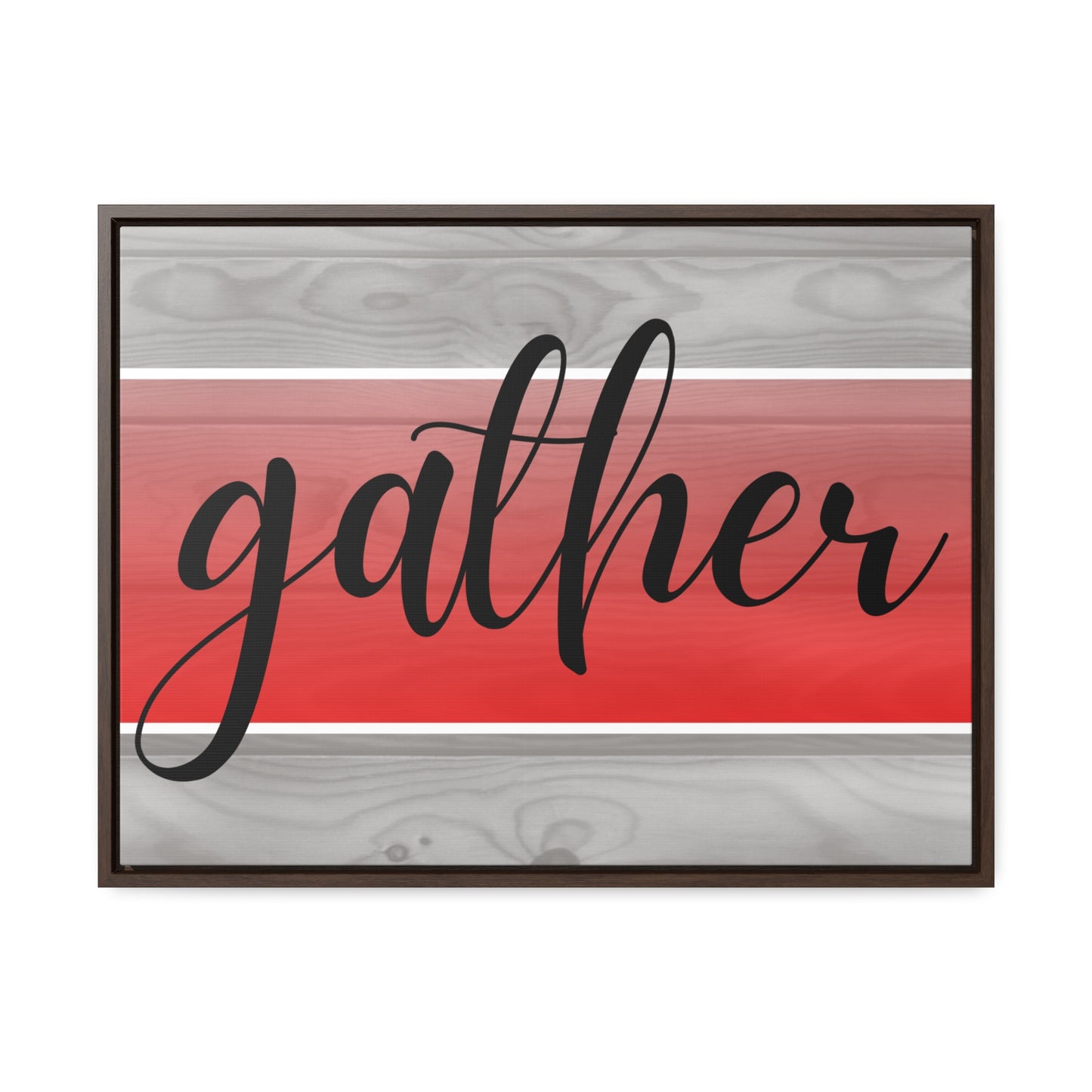 Christian Wall Art: Gather (Floating Frame)