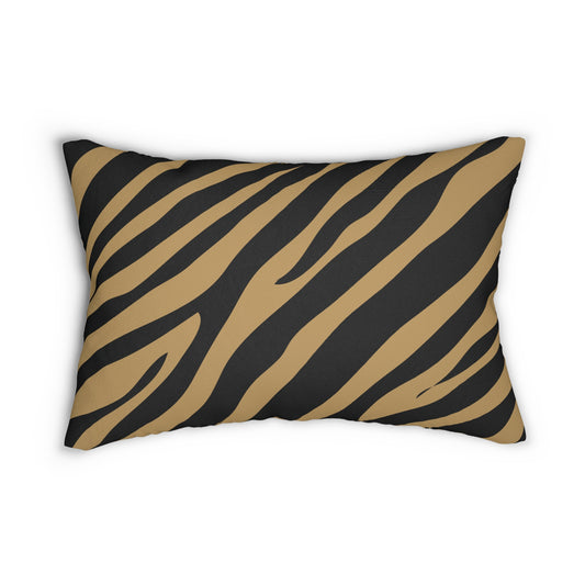 Zebra Print Lt. Brown Accent Pillow