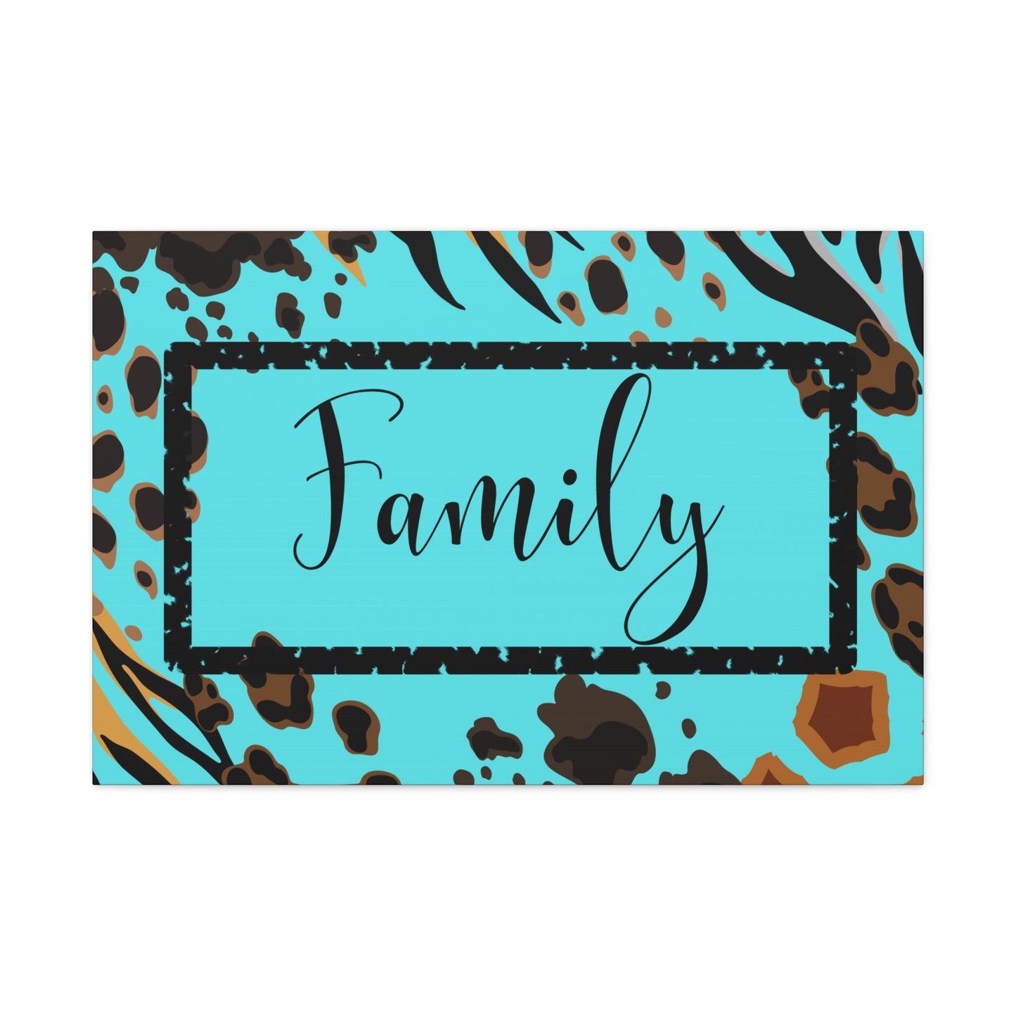 Christian Wall Art: Family (Wood Frame Ready to Hang)