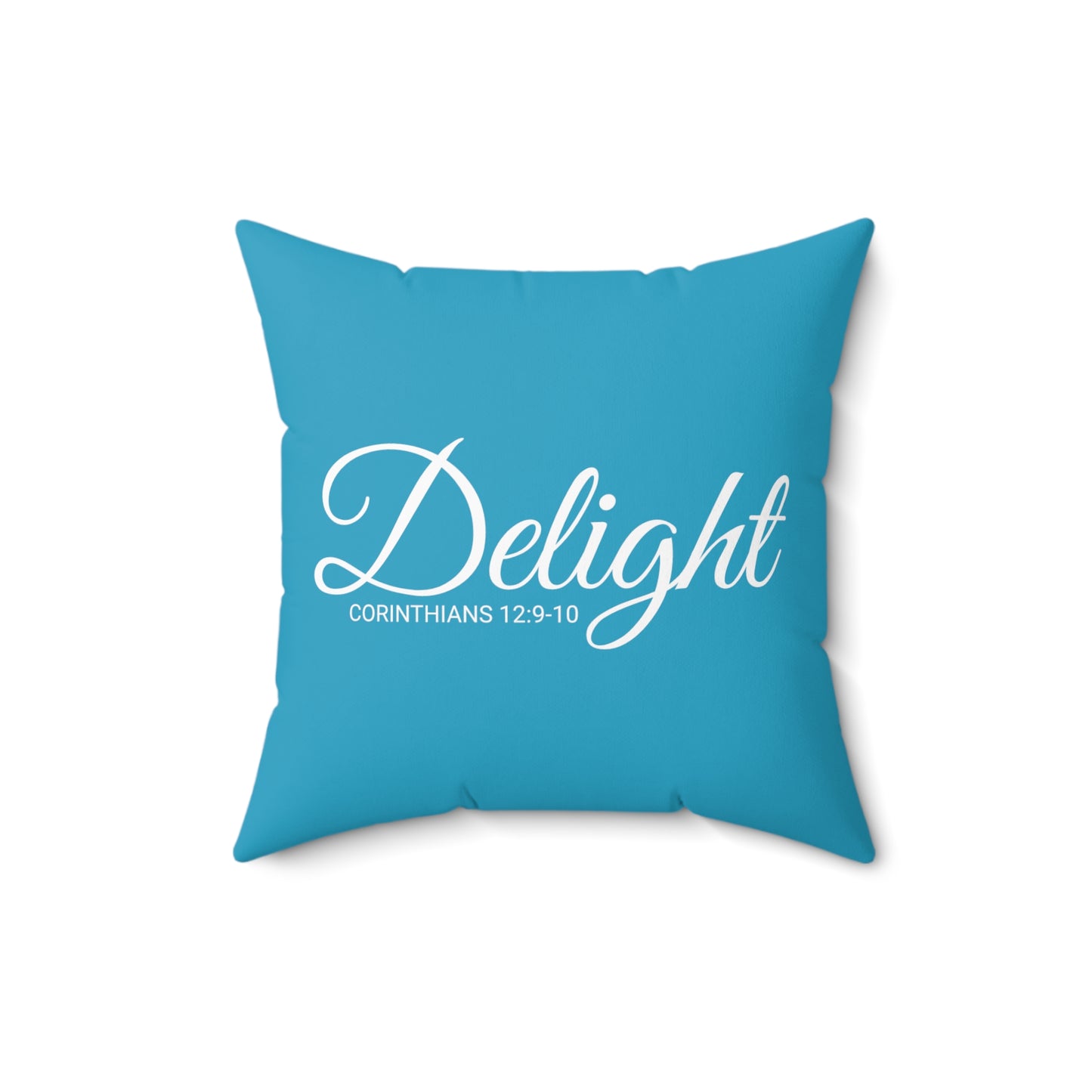 Scripture Delight Corinthians 12:9-10 Bible Verse Pillow