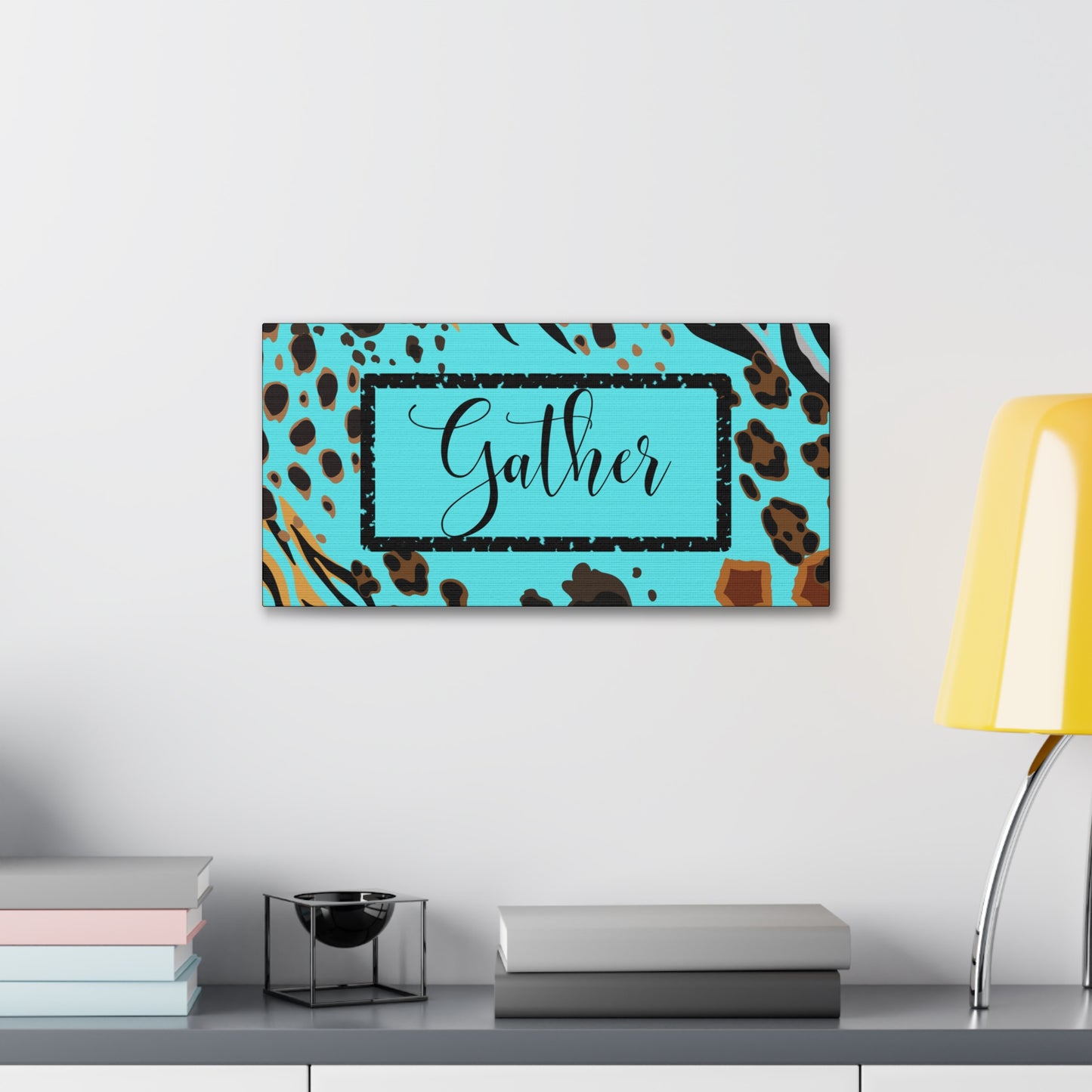 Christian Wall Art: Gather (Wood Frame Ready to Hang)