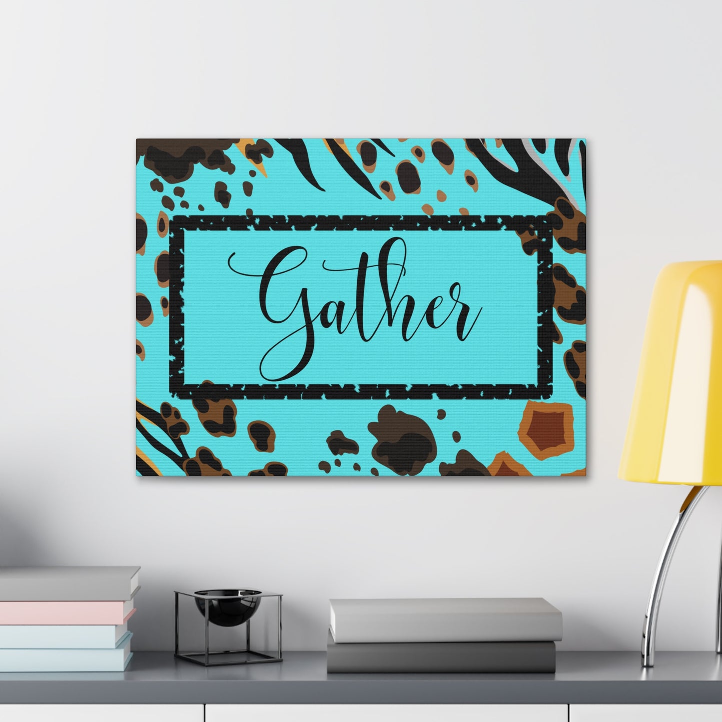 Christian Wall Art: Gather (Wood Frame Ready to Hang)