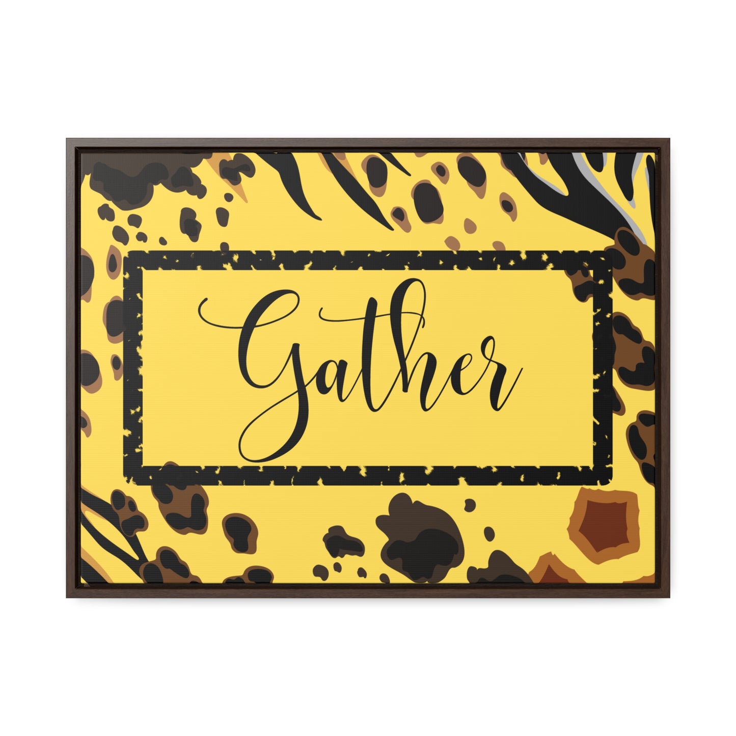 Christian Wall Art: Gather (Floating Frame)