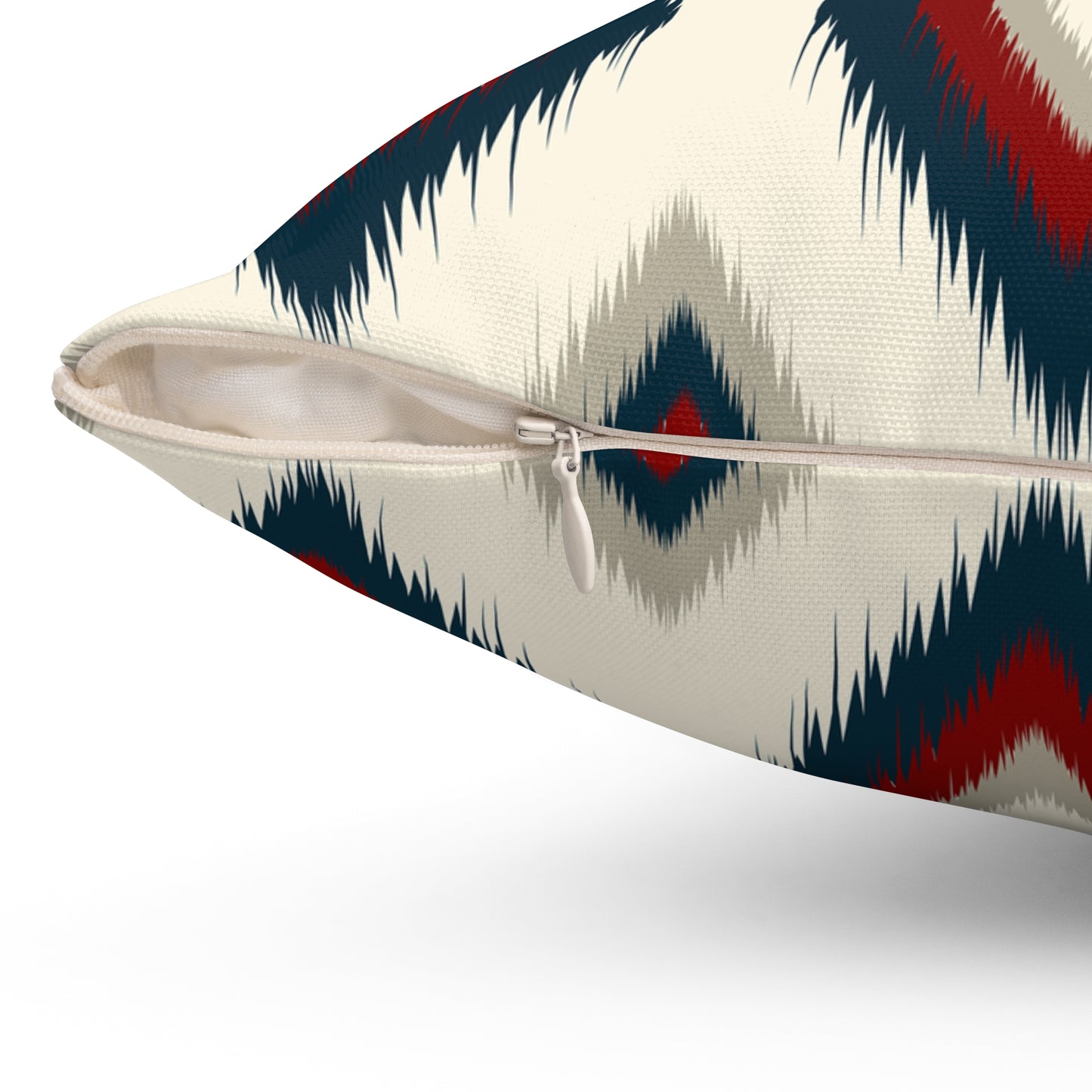 Ikat Style Throw Pillow