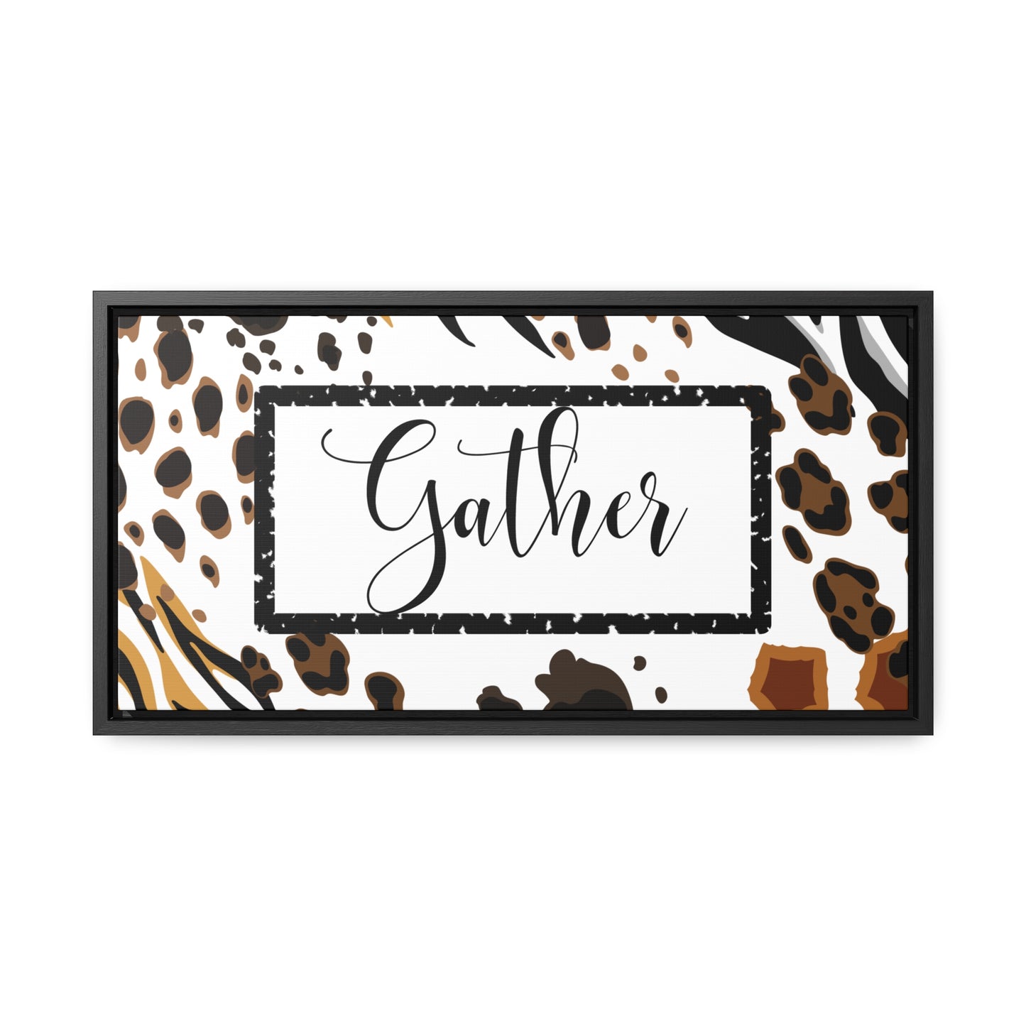 Christian Wall Art: Gather (Floating Frame)