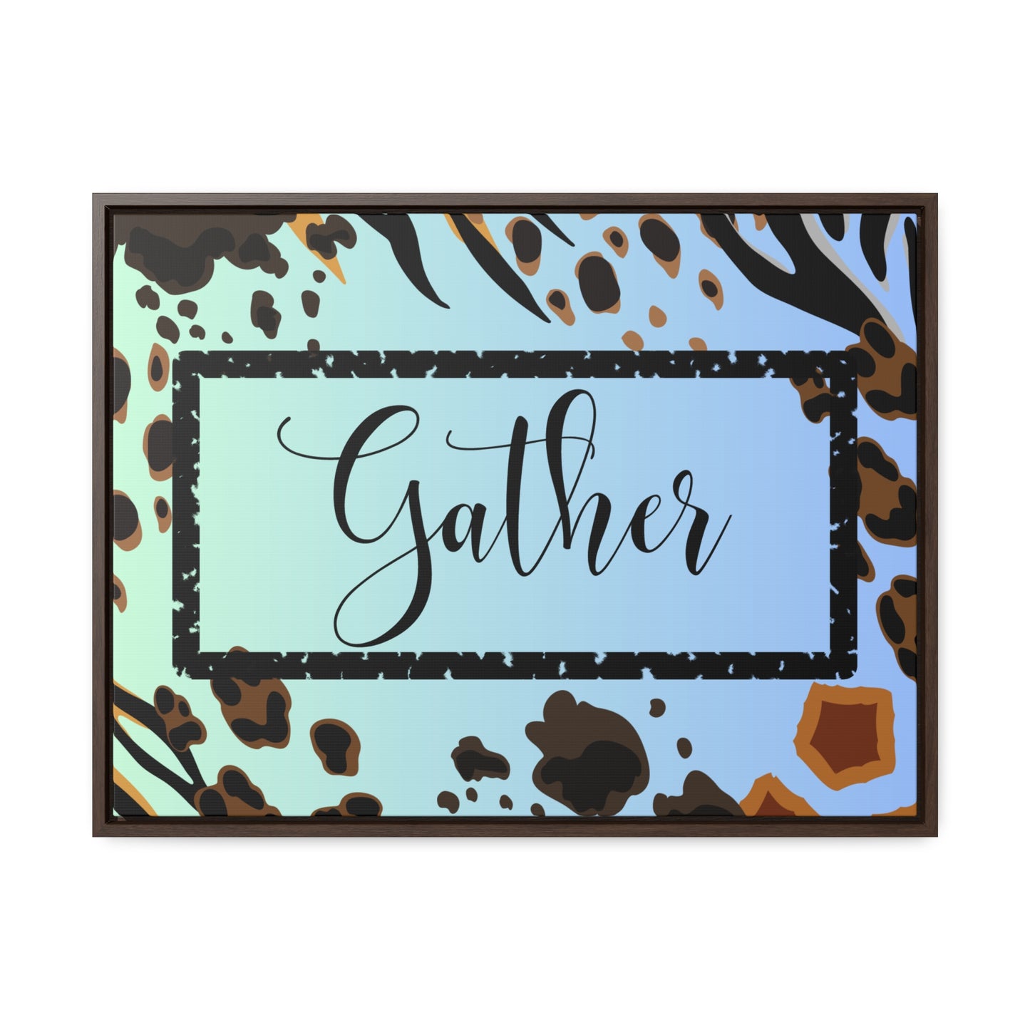 Christian Wall Art: Gather (Floating Frame)