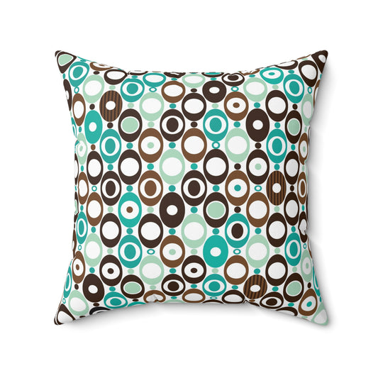 Sphere Seventies Mod Throw Pillow