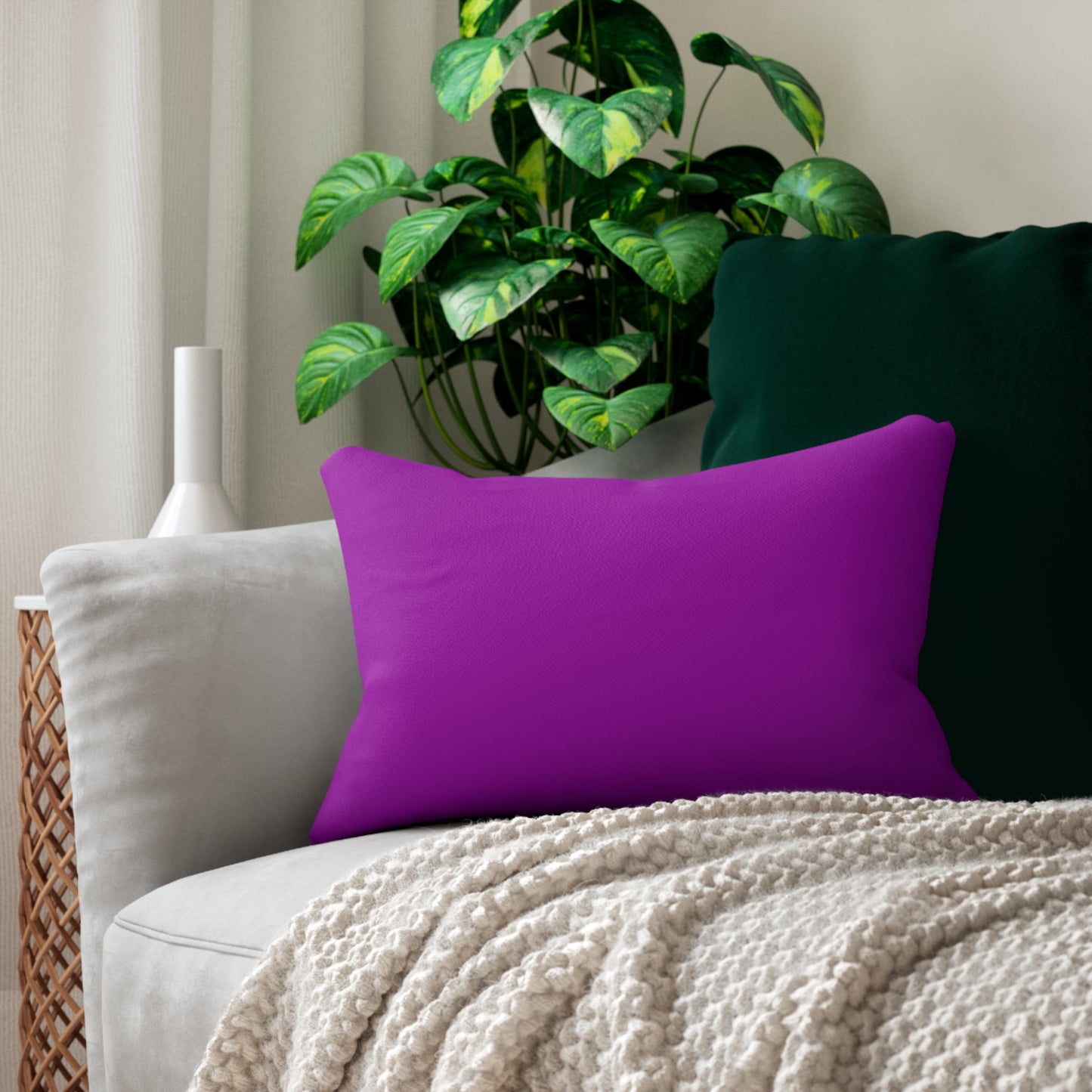 Violet (Matching Geometric/The Gathering Place) Accent Pillow