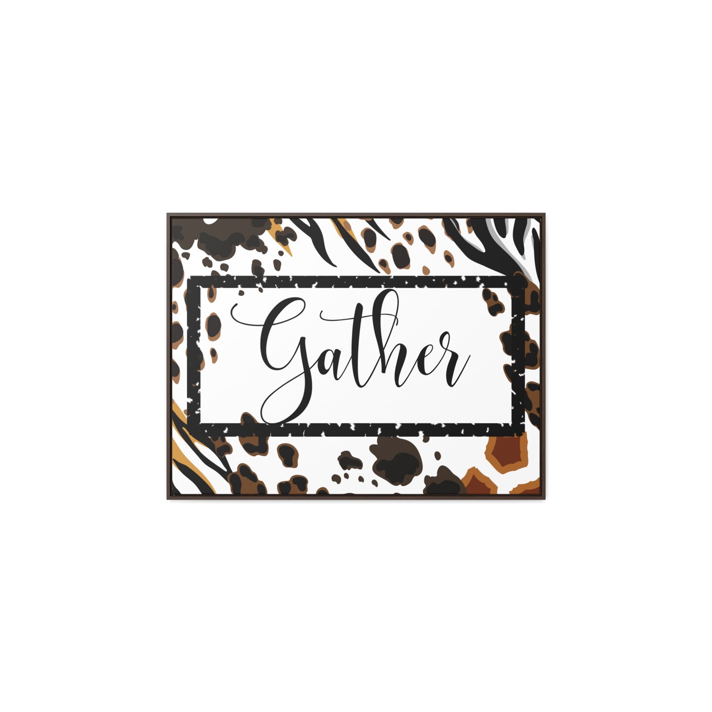 Christian Wall Art: Gather (Floating Frame)