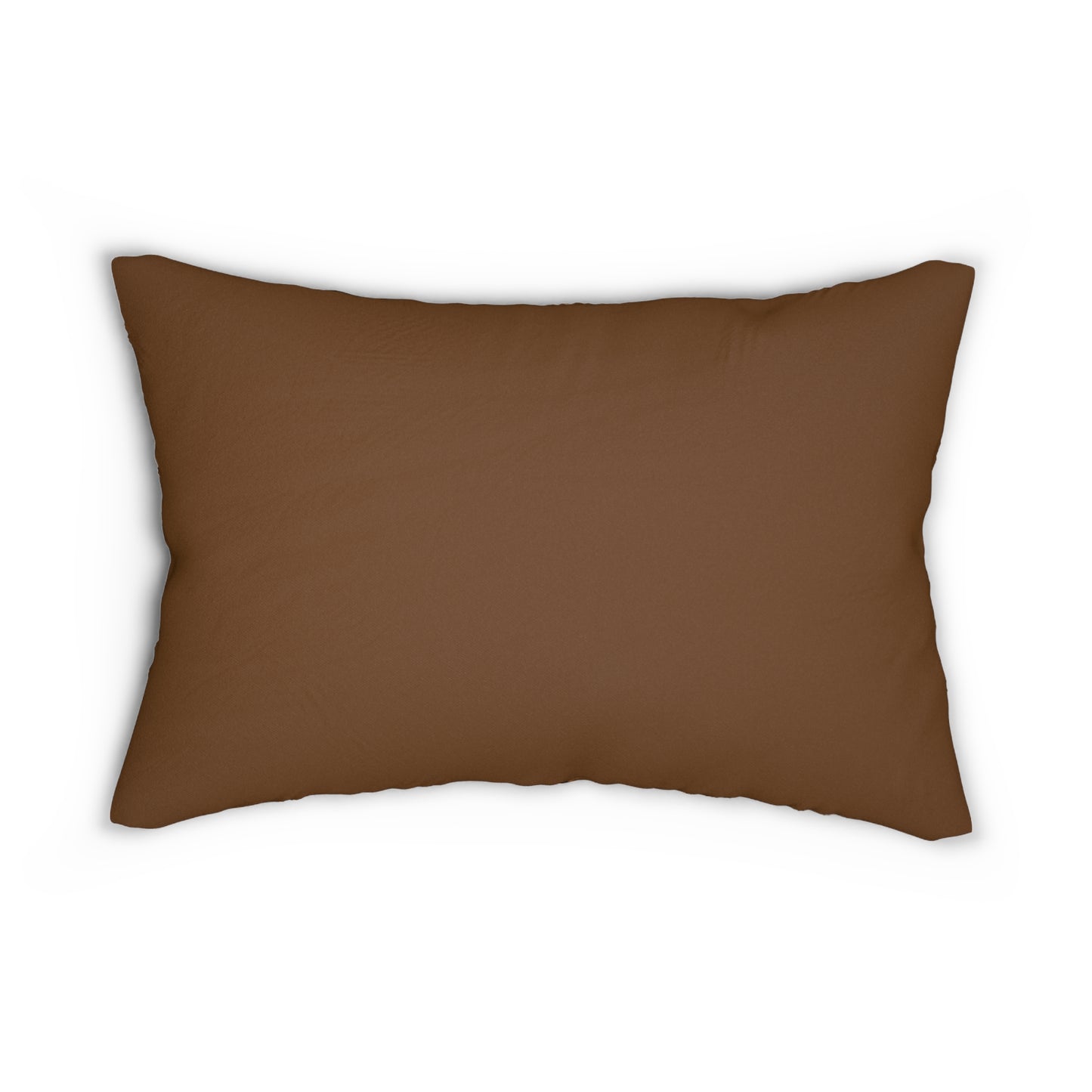 Almohada decorativa marrón con estampado animal (doble)