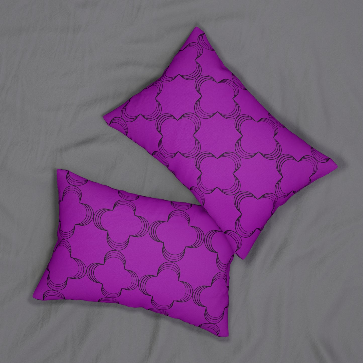 Geometric Violet (Matching The Gathering Place) Accent Pillow