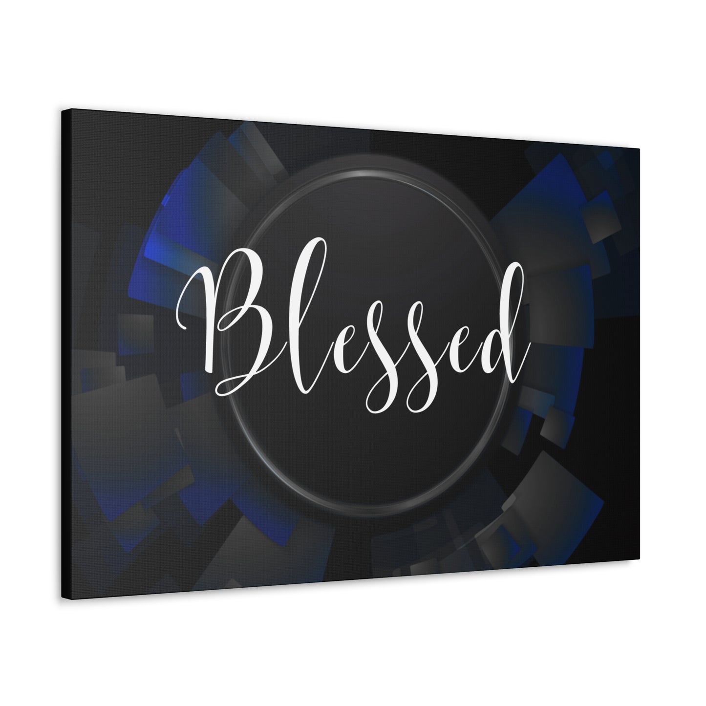 Christian Wall Art: Blessed (Wood Frame Ready to Hang)