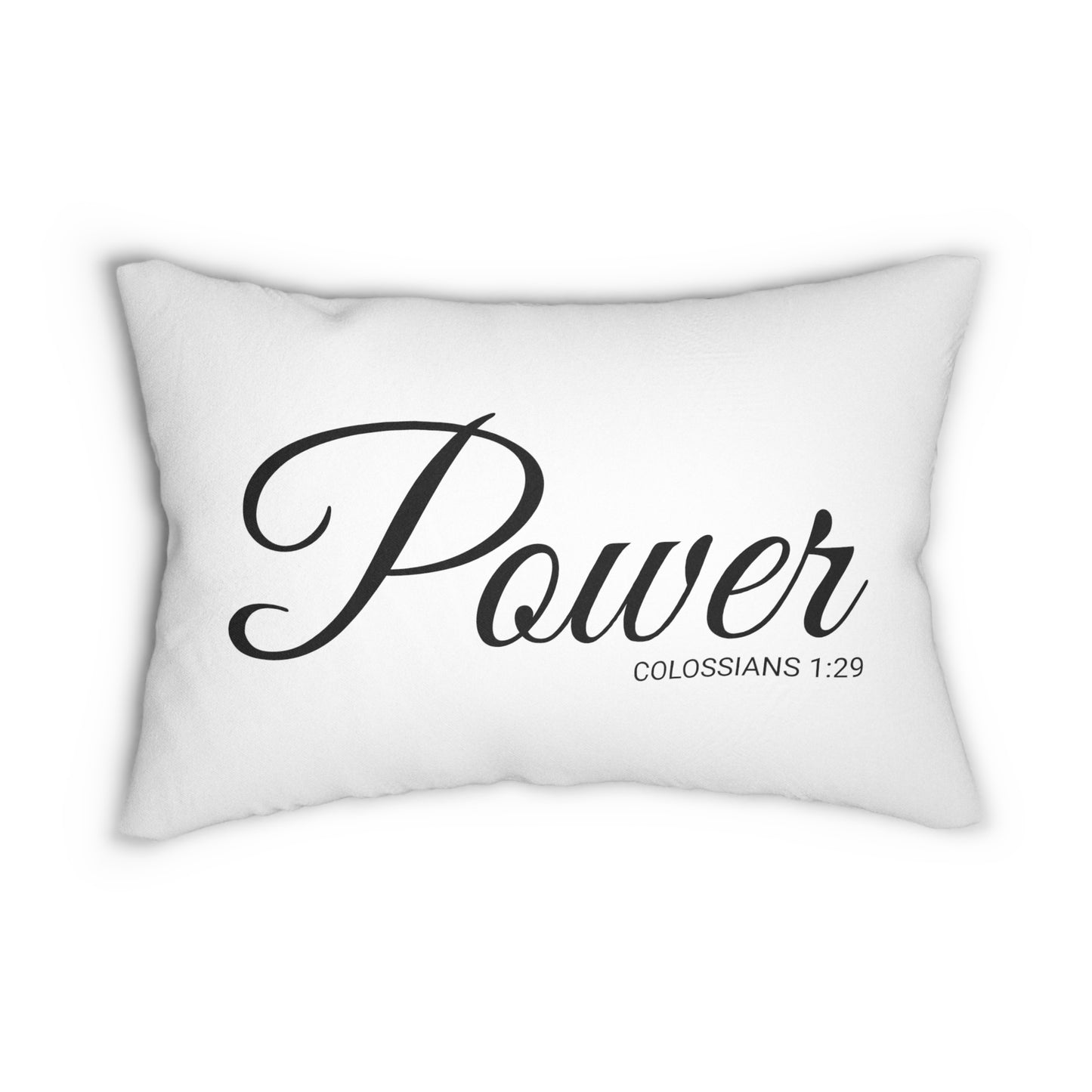 Scripture Power Colossians 1:29 Bible Verse Pillow