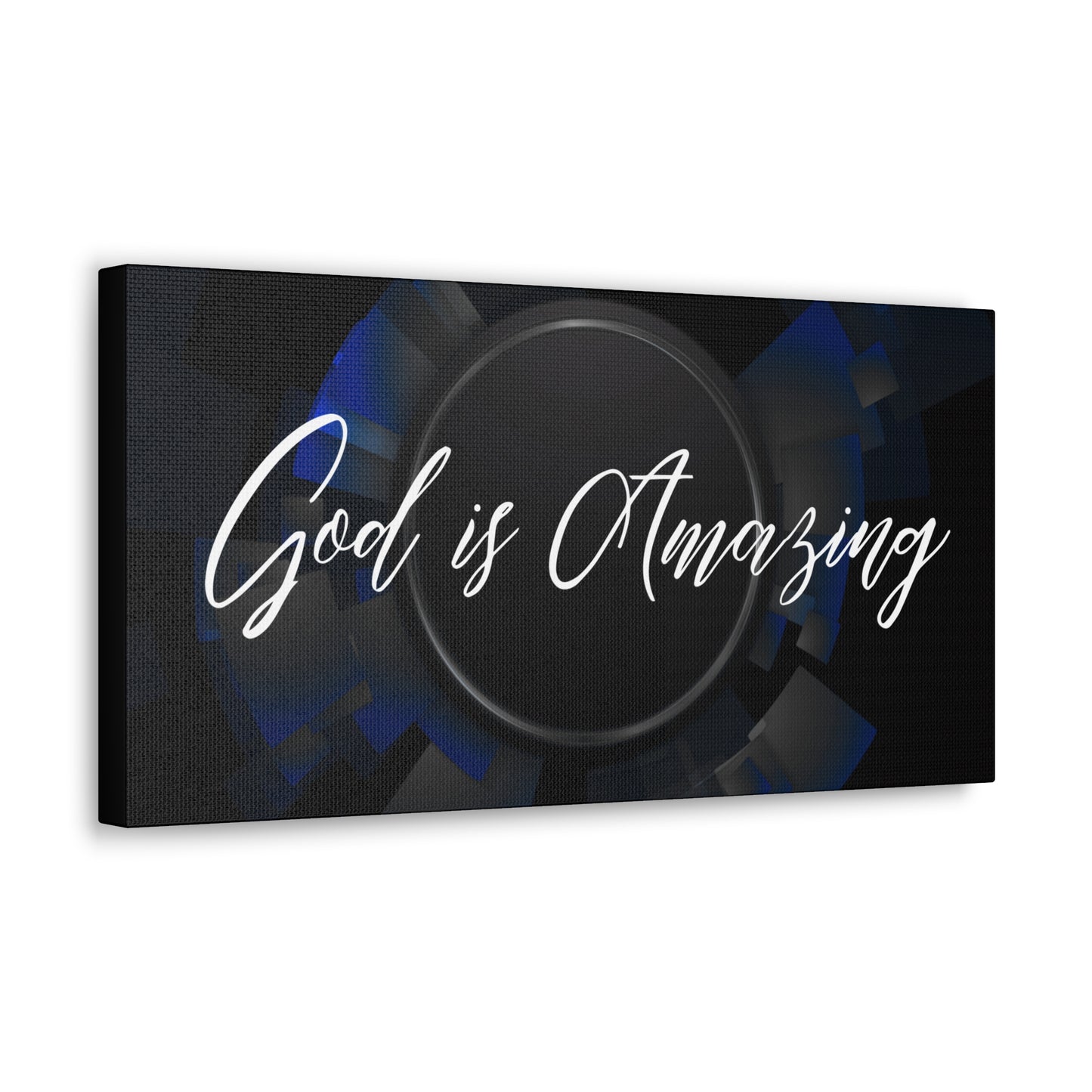 Christian Wall Art: God is Amazing (Wood Frame Ready to Hang)