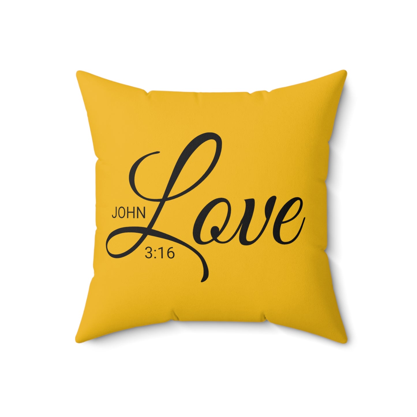 Scripture Love John 3:16 Bible Verse Pillow