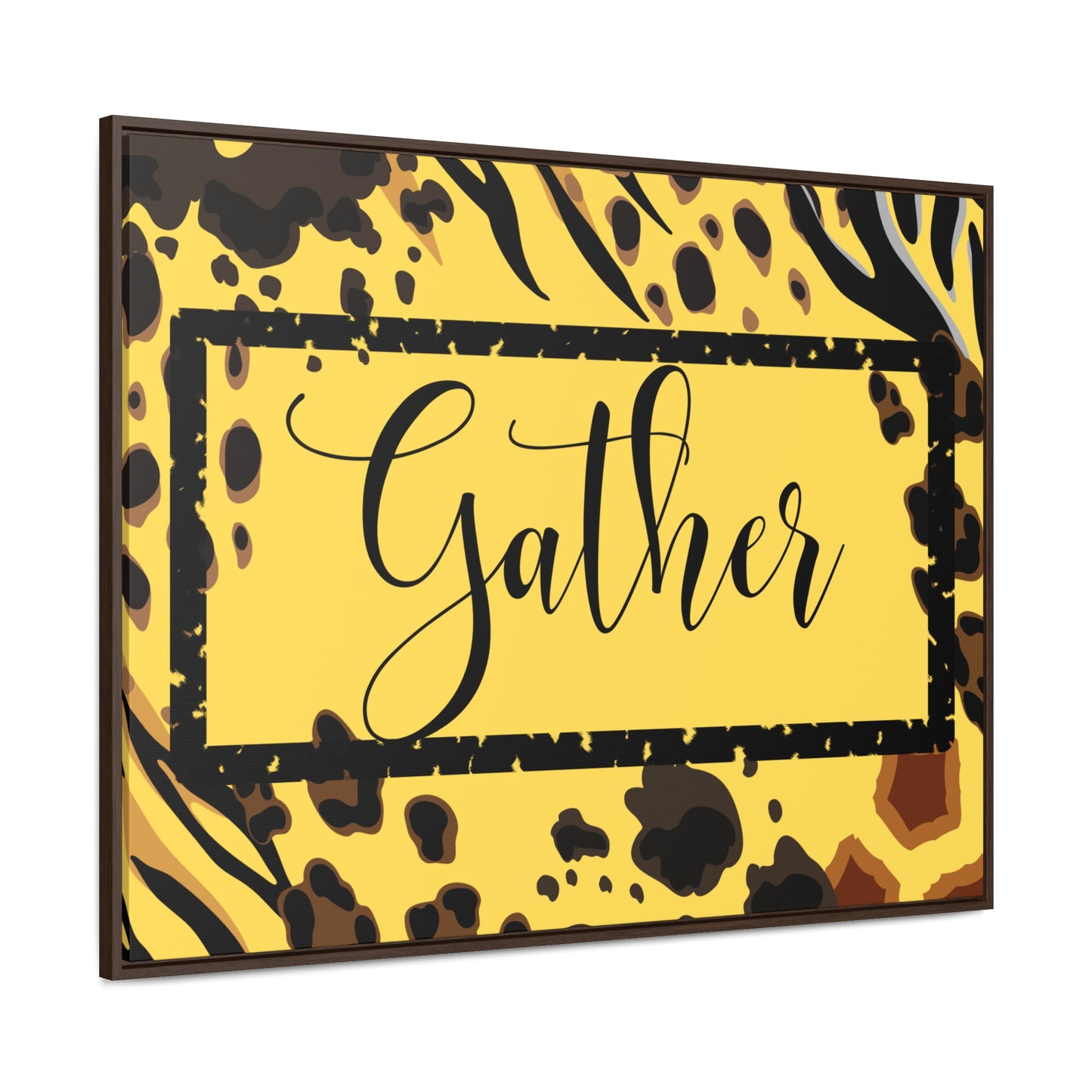 Christian Wall Art: Gather (Floating Frame)