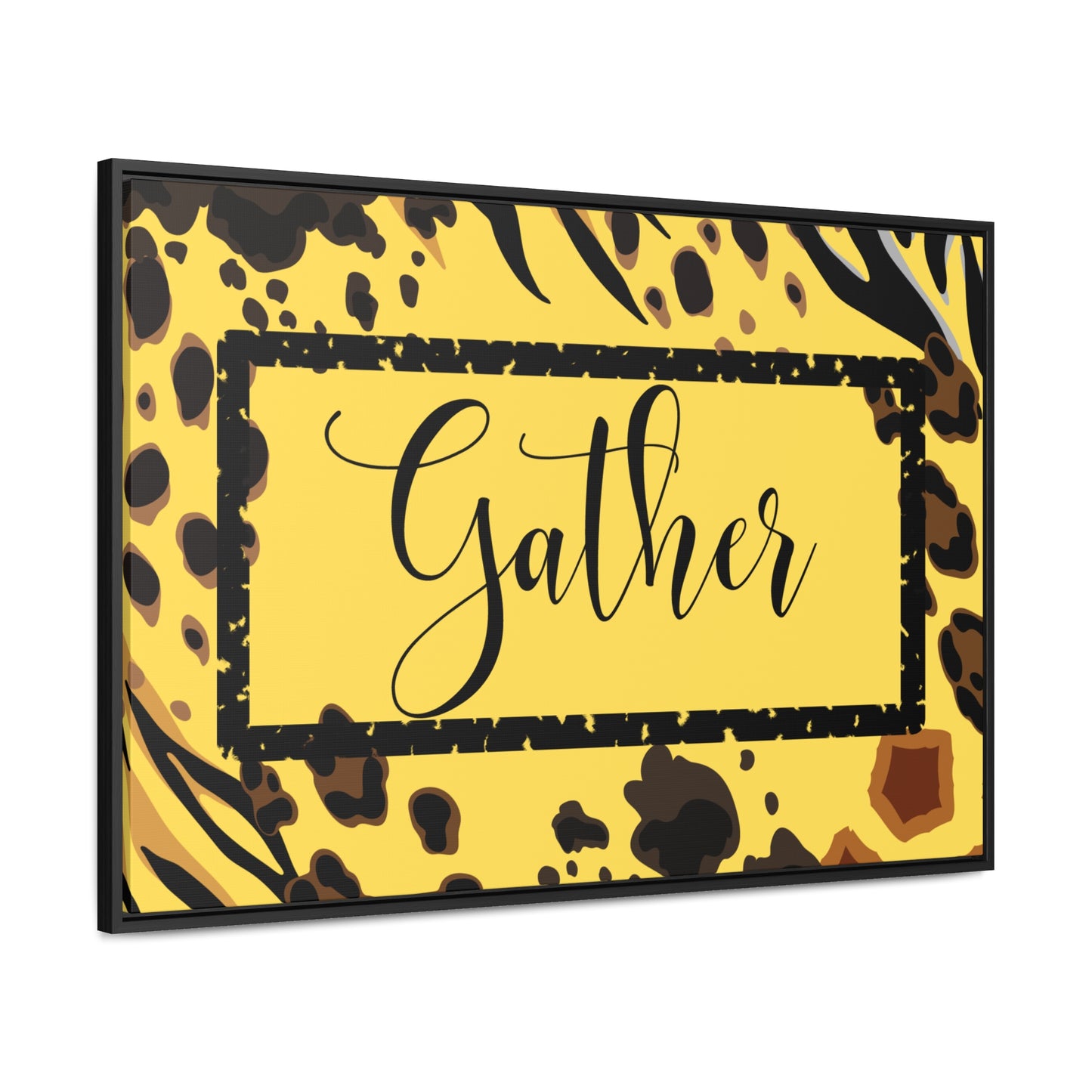 Christian Wall Art: Gather (Floating Frame)