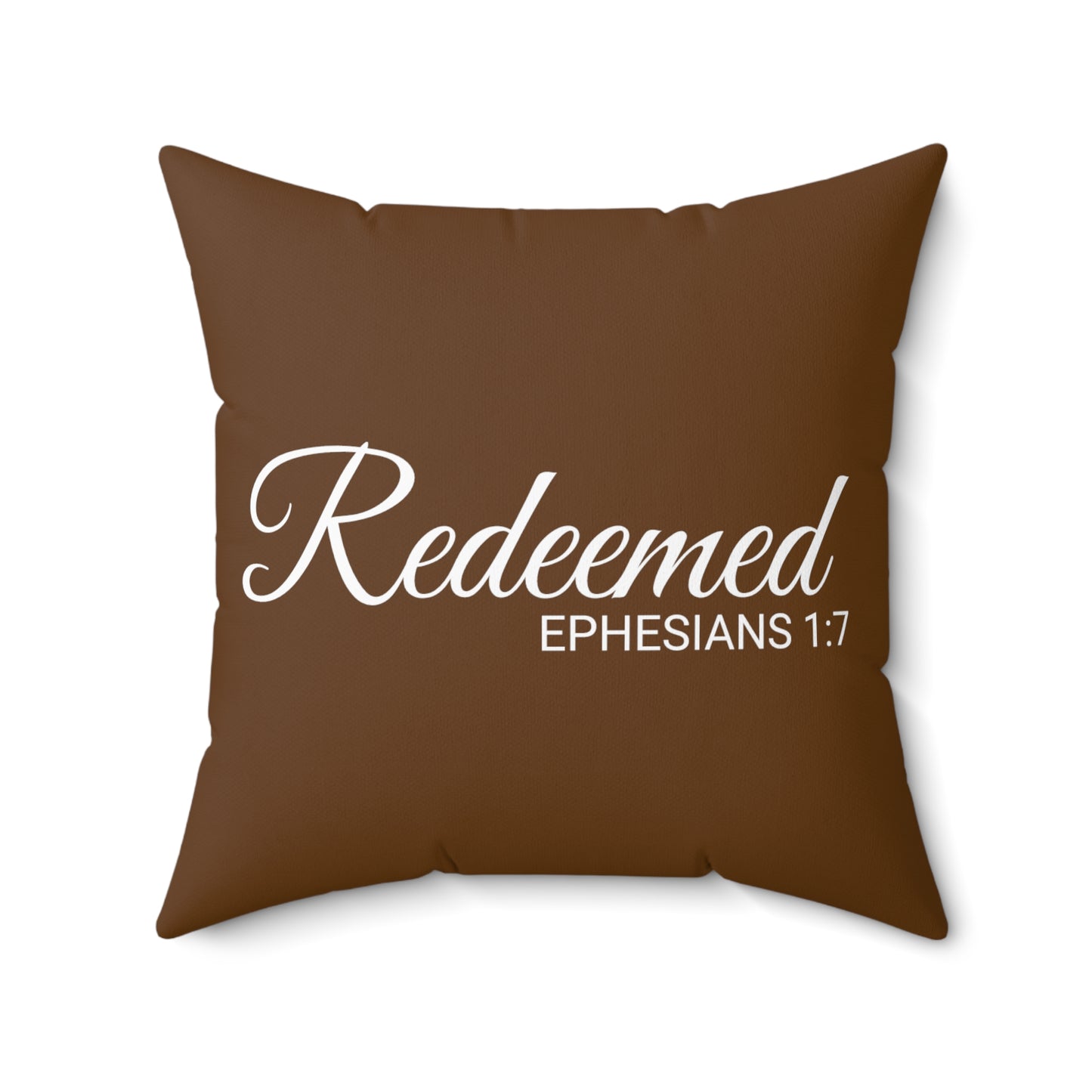 Scripture Redeemed Ephesians 1:7 Bible Verse Pillow