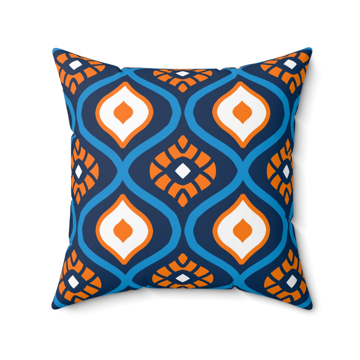 Ikat Style Throw Pillow