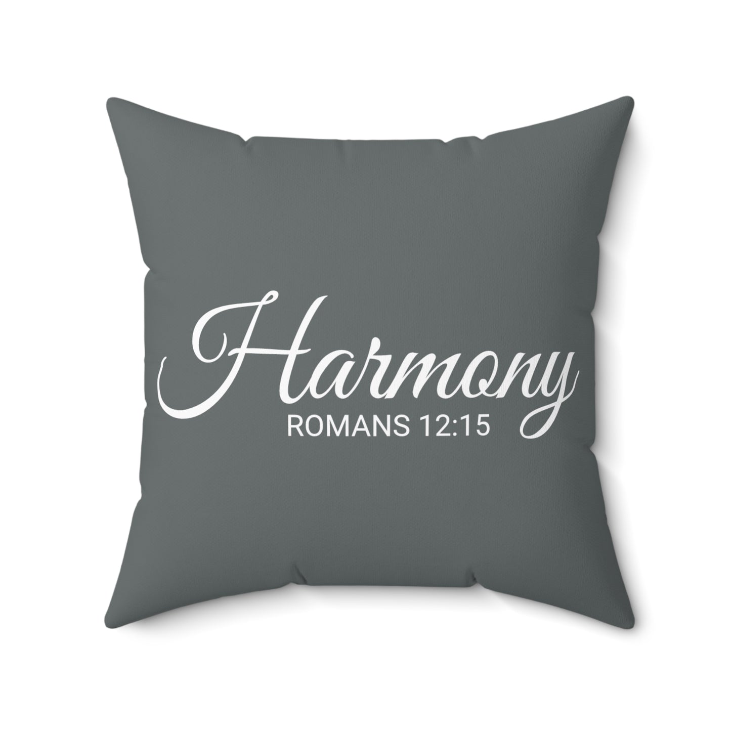 Scripture Harmony Romans 12:15 Bible Verse Pillow