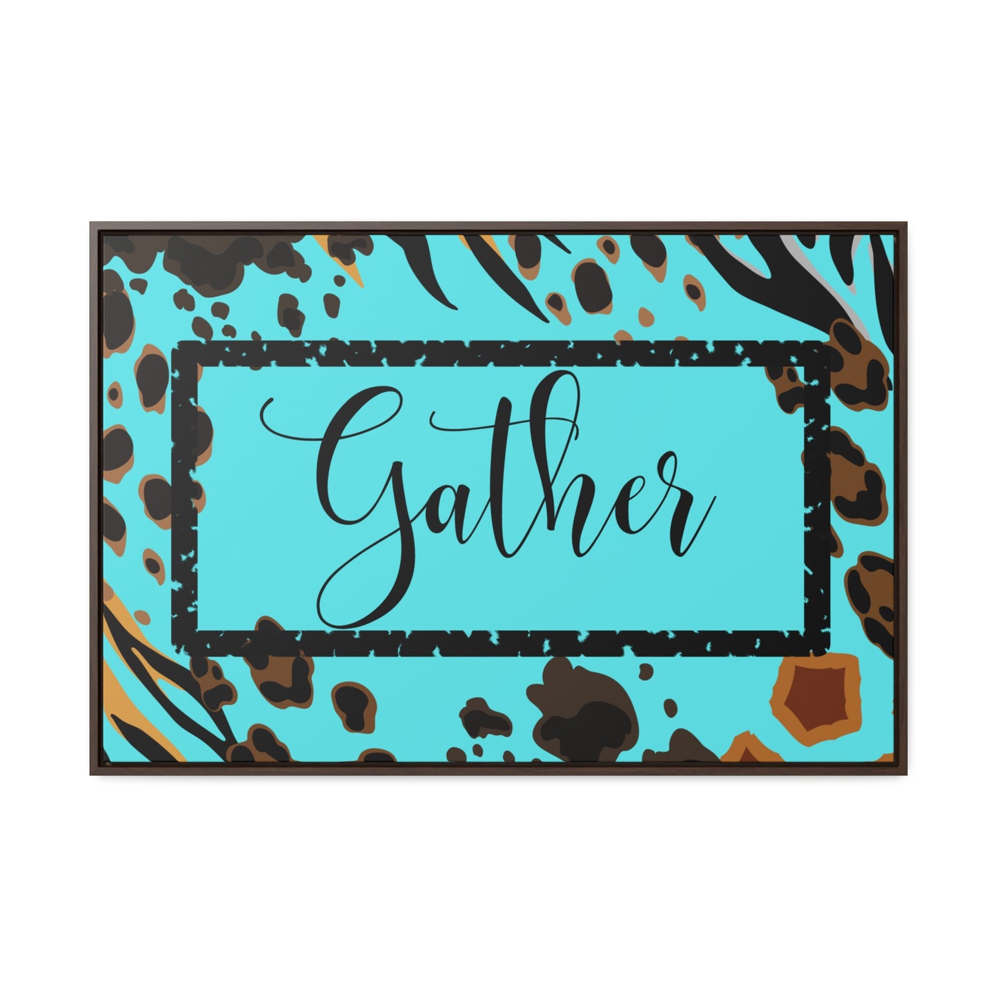 Christian Wall Art: Gather (Floating Frame)