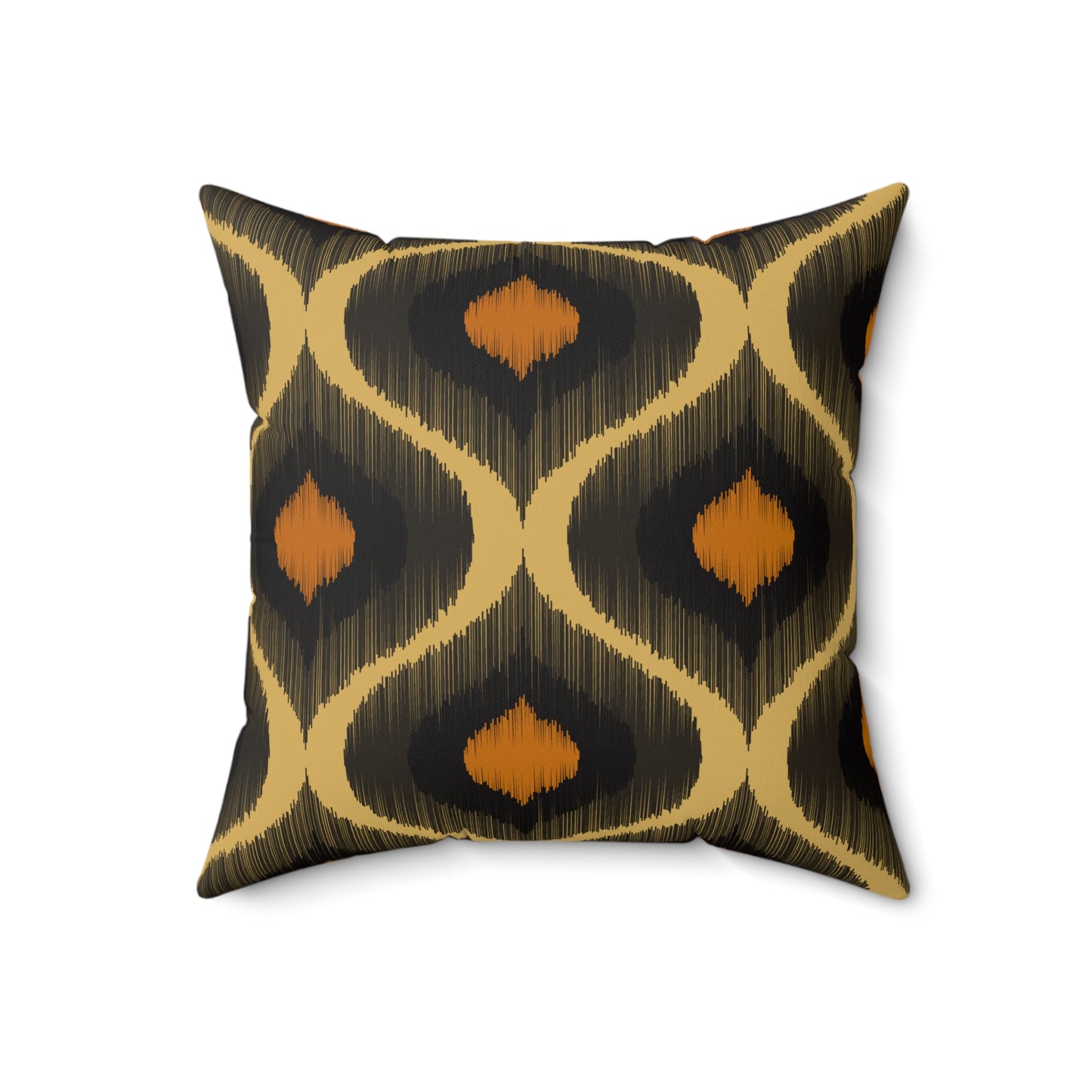 Ikat Style Throw Pillow