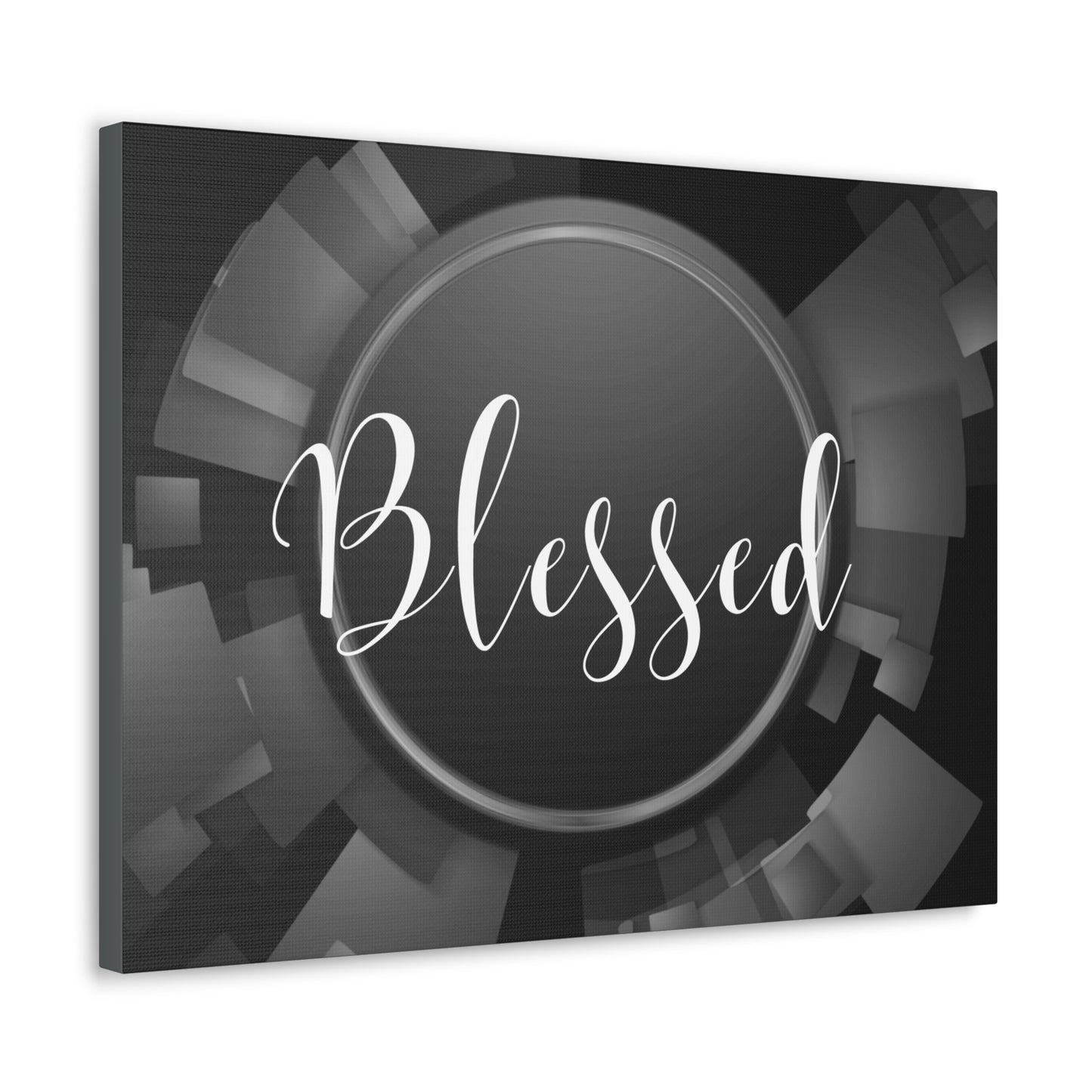 Christian Wall Art: Blessed (Wood Frame Ready to Hang)