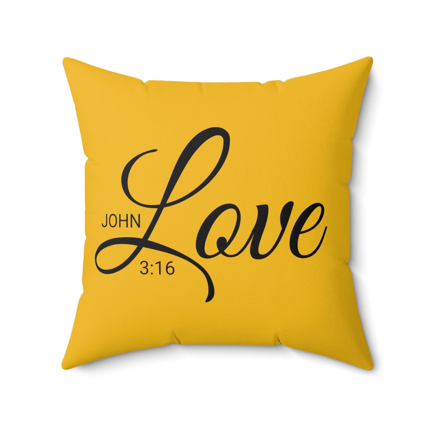 Scripture Love John 3:16 Bible Verse Pillow