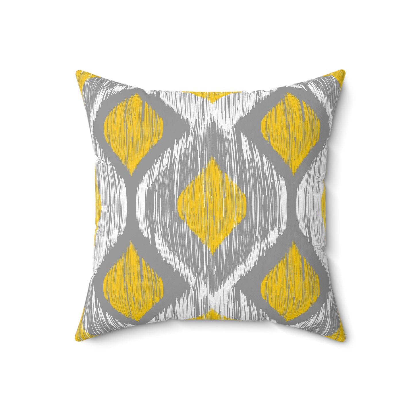 Ikat Style Throw Pillow