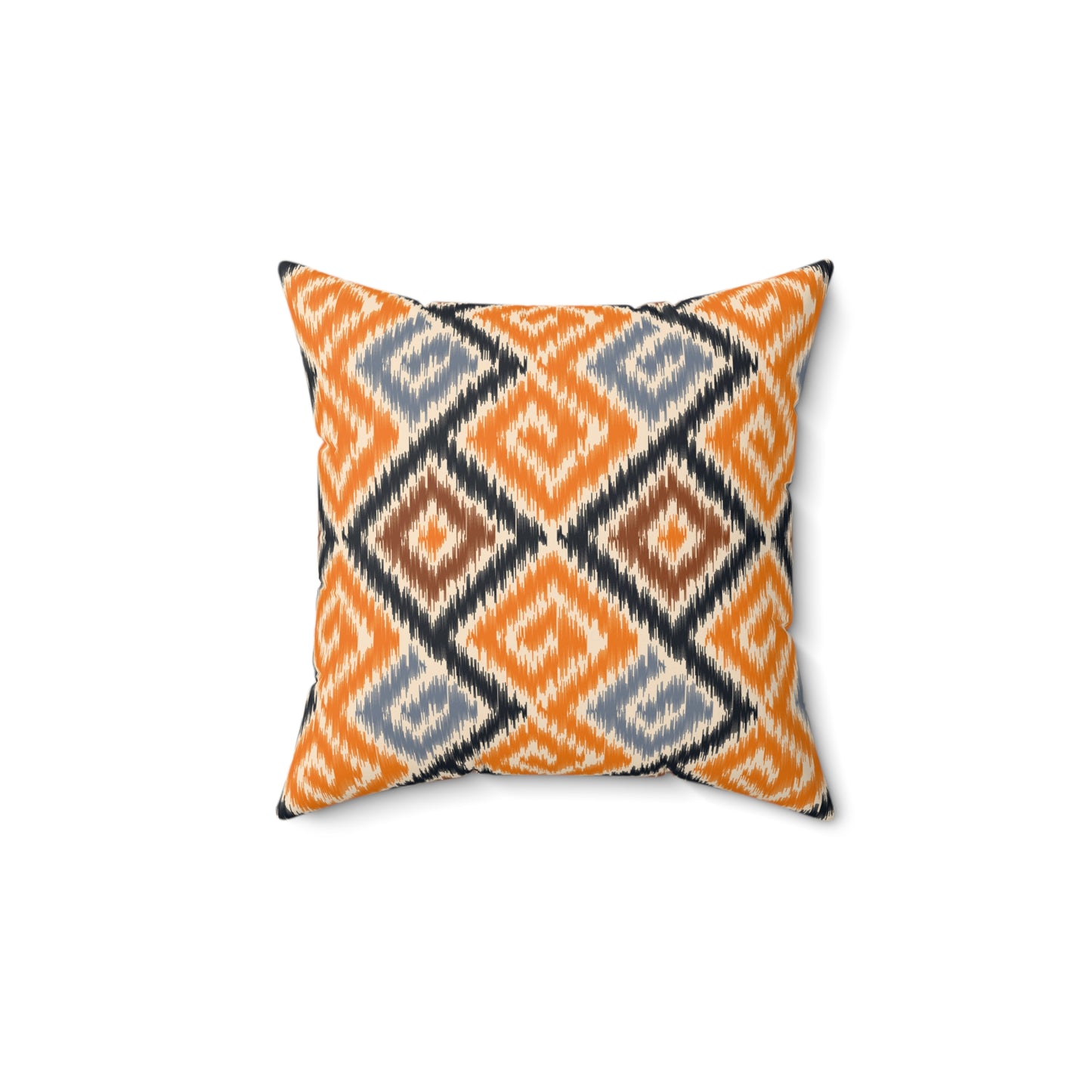 Ikat Style Throw Pillow