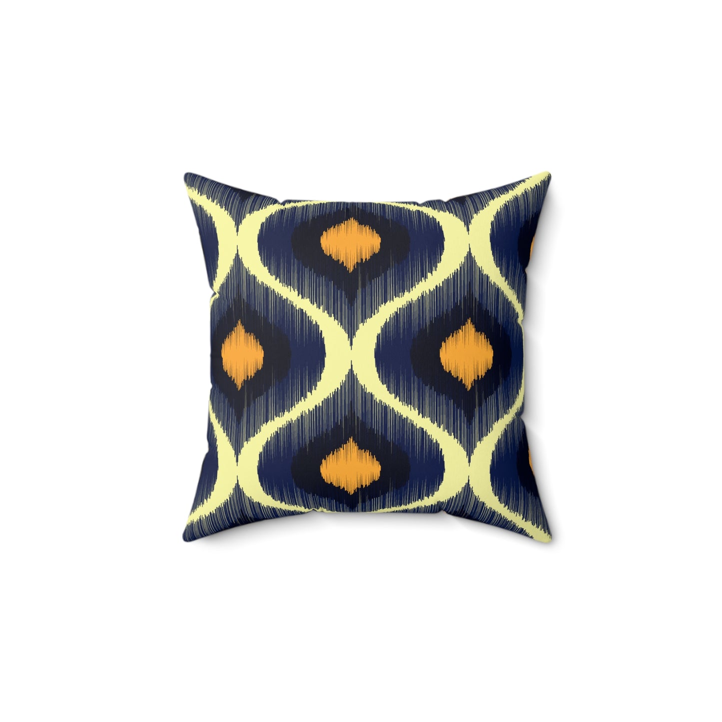 Ikat Style Throw Pillow