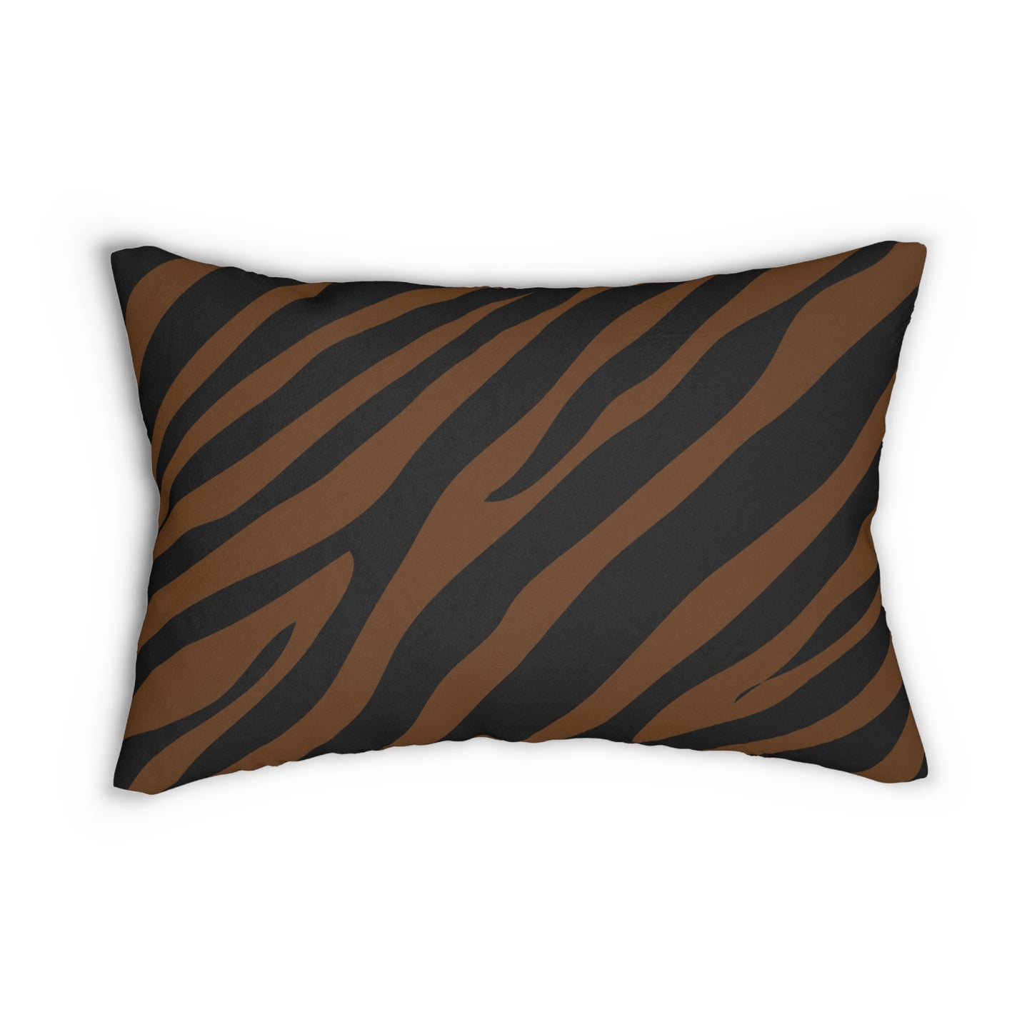 Zebra Print (Dual) Brown Accent Pillow