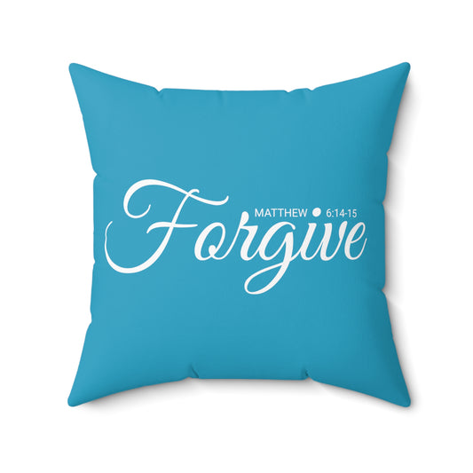 Scripture Forgive Matthew 6:14-15 Bible Verse Pillow