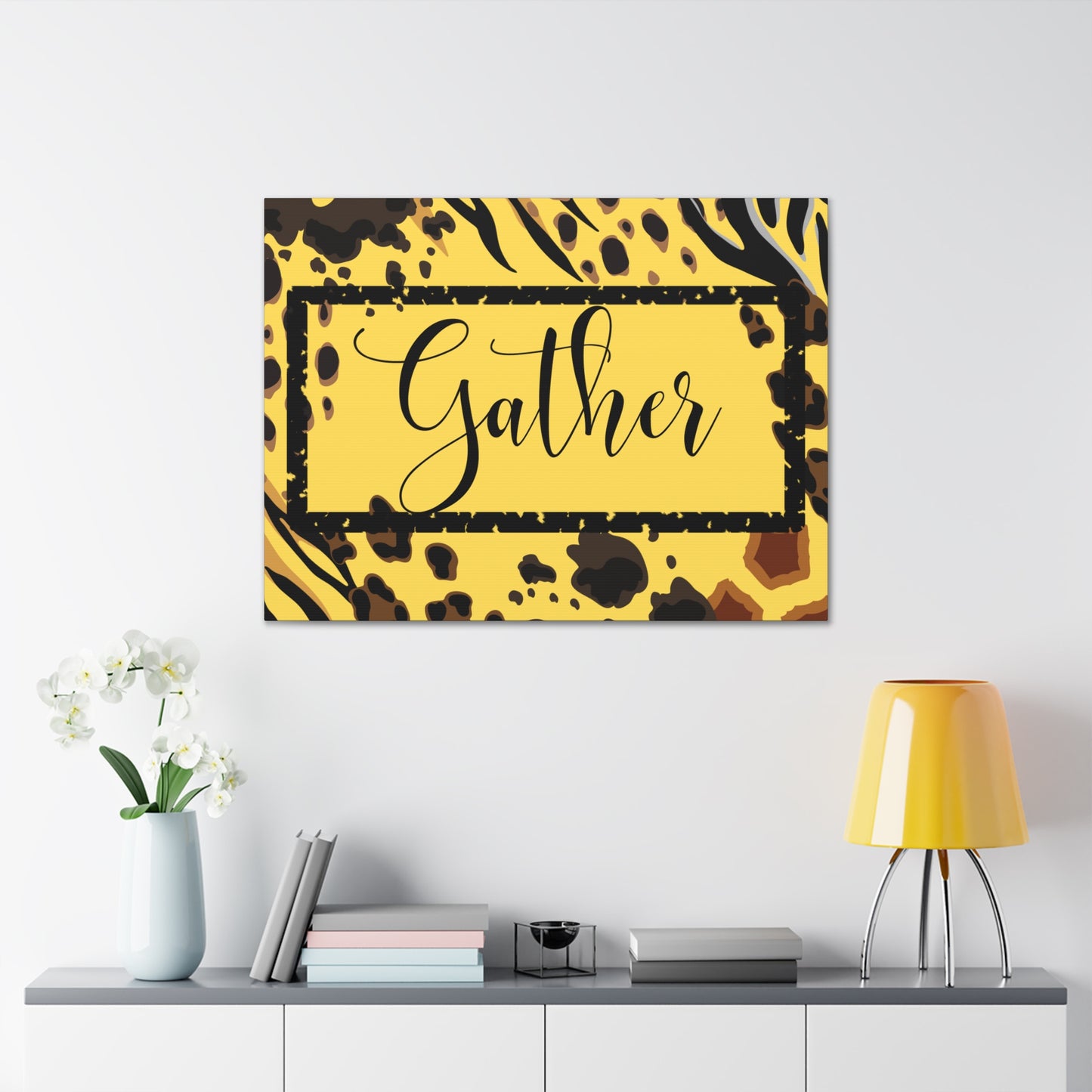 Christian Wall Art: Gather (Wood Frame Ready to Hang)