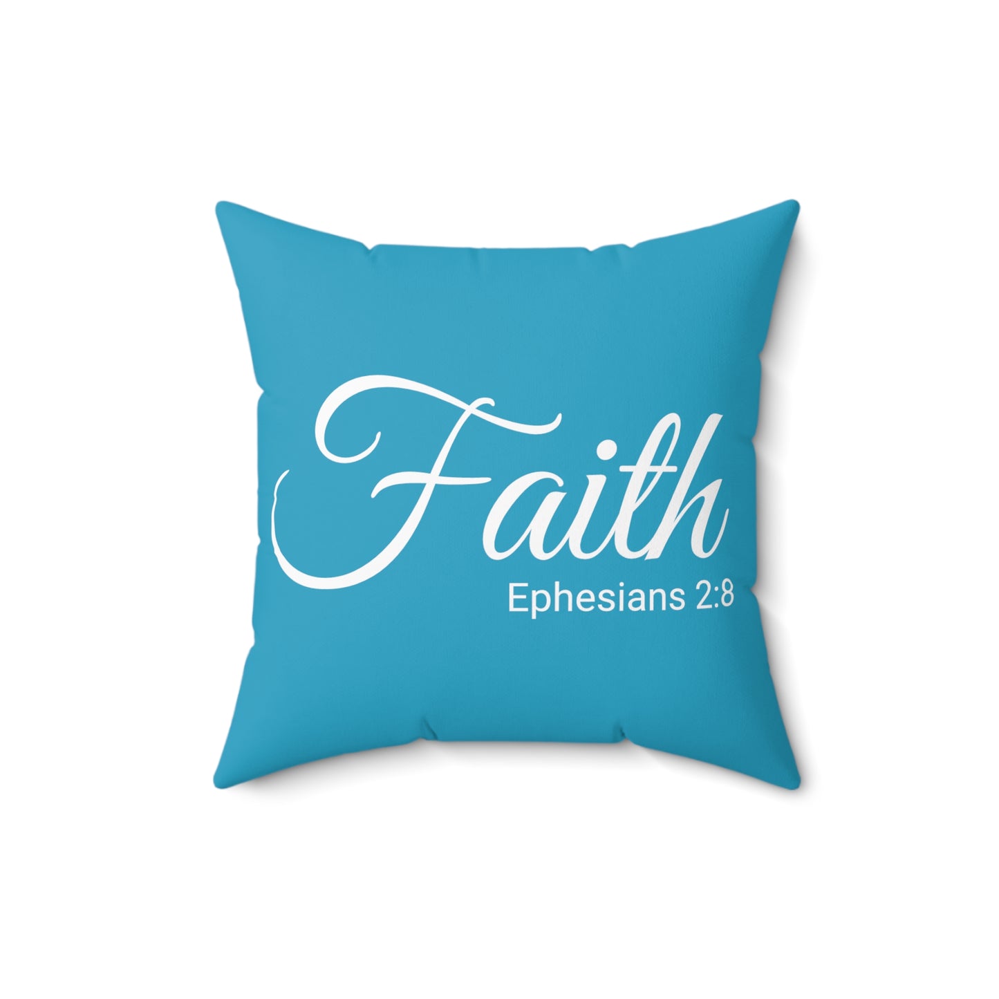 Scripture Faith Ephesians 2:8 Bible Verse Pillow