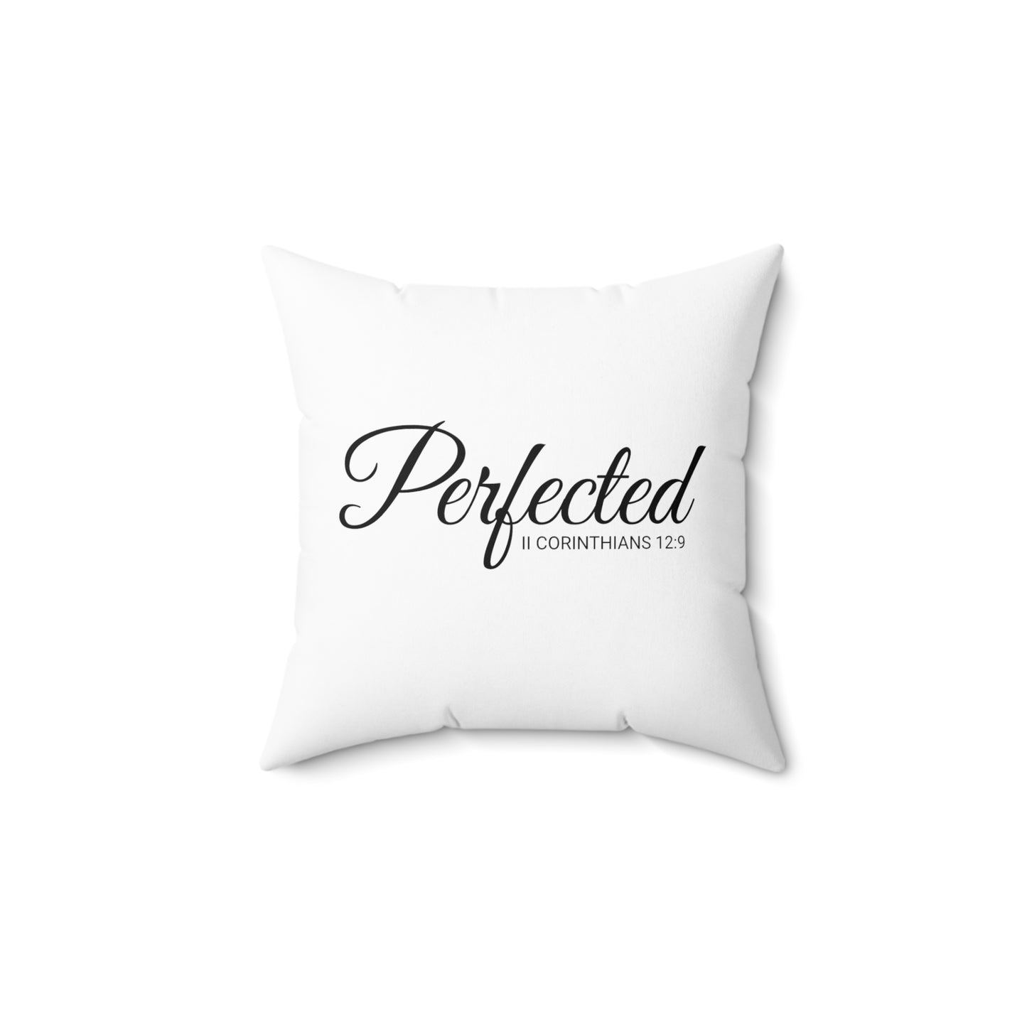 Scripture Perfected 2 Corinthians 12:9 Bible Verse Pillow