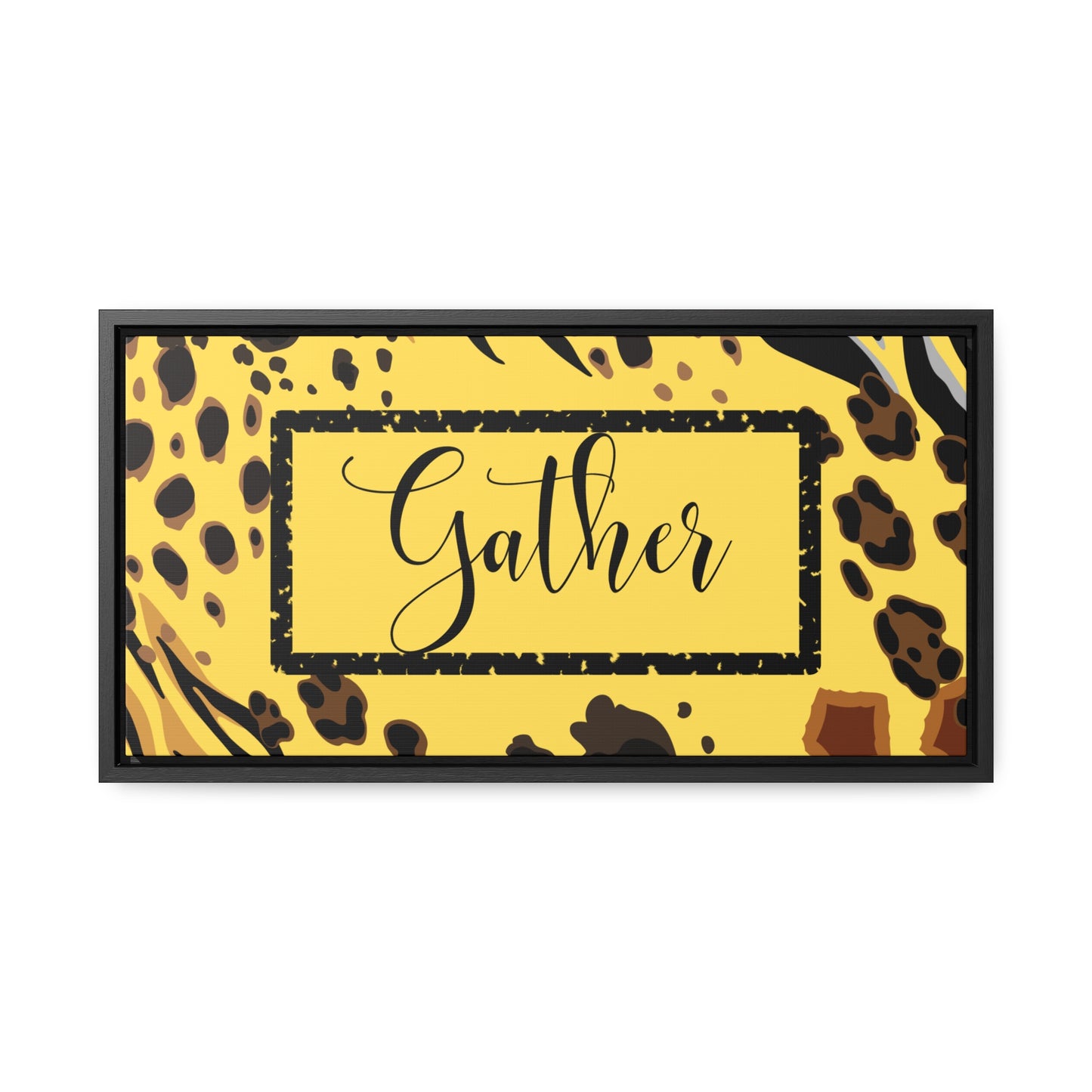 Christian Wall Art: Gather (Floating Frame)