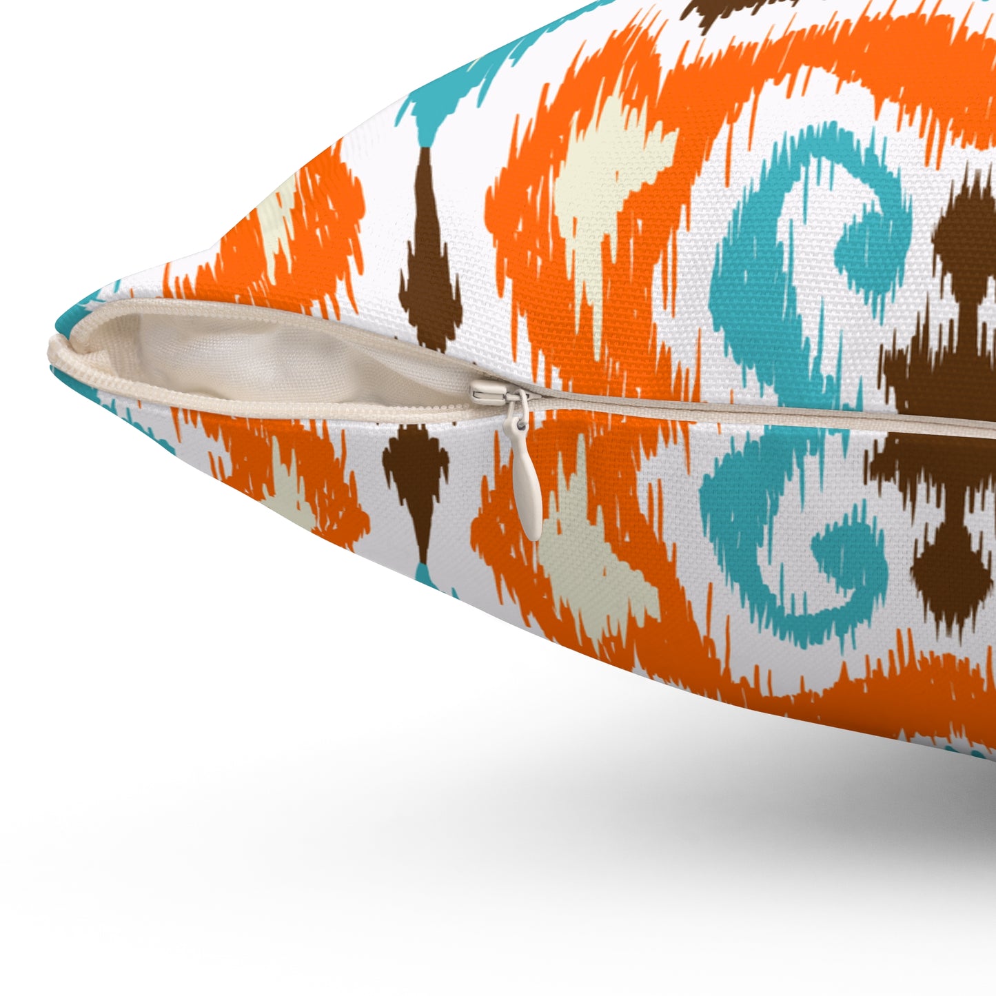 Ikat Style Throw Pillow