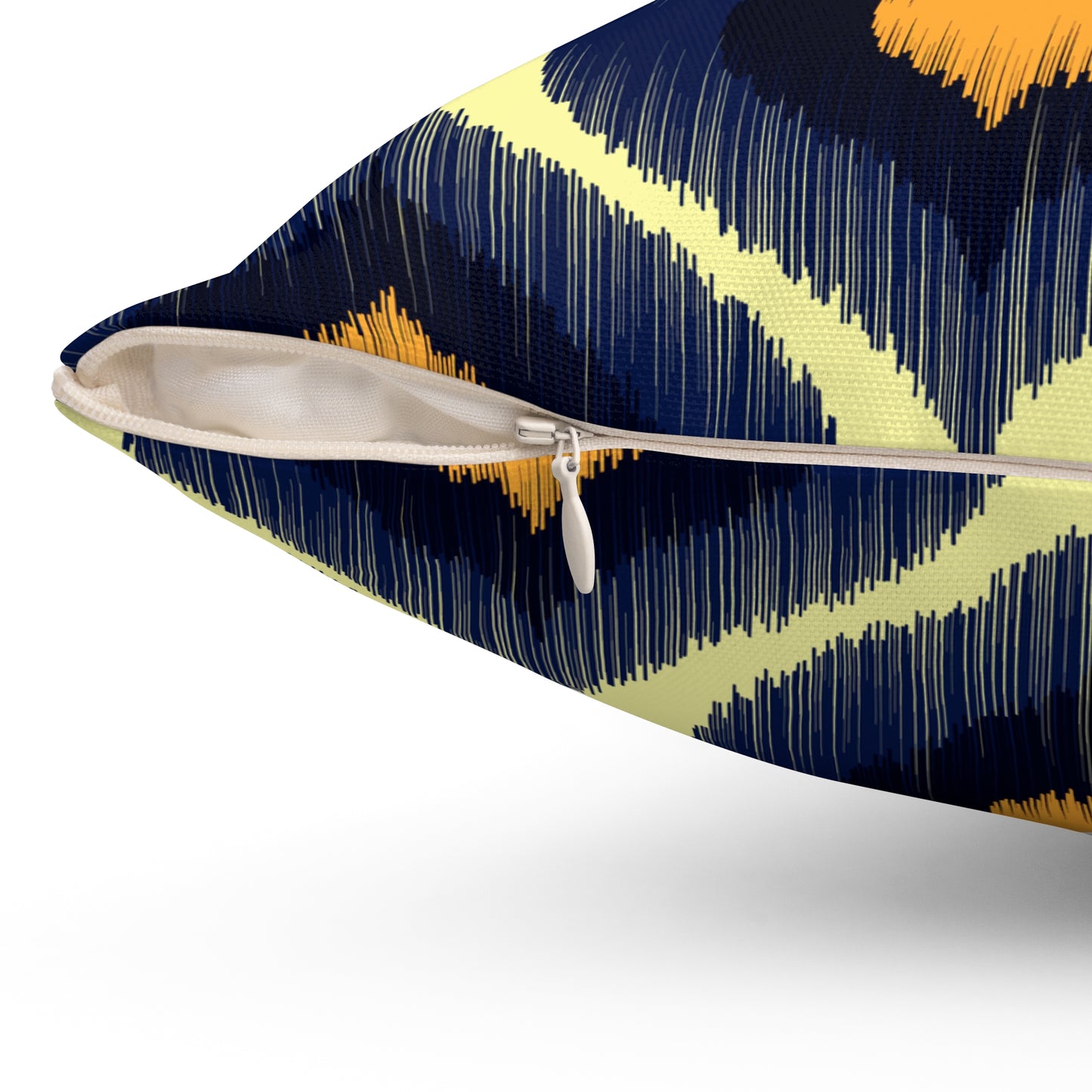 Ikat Style Throw Pillow