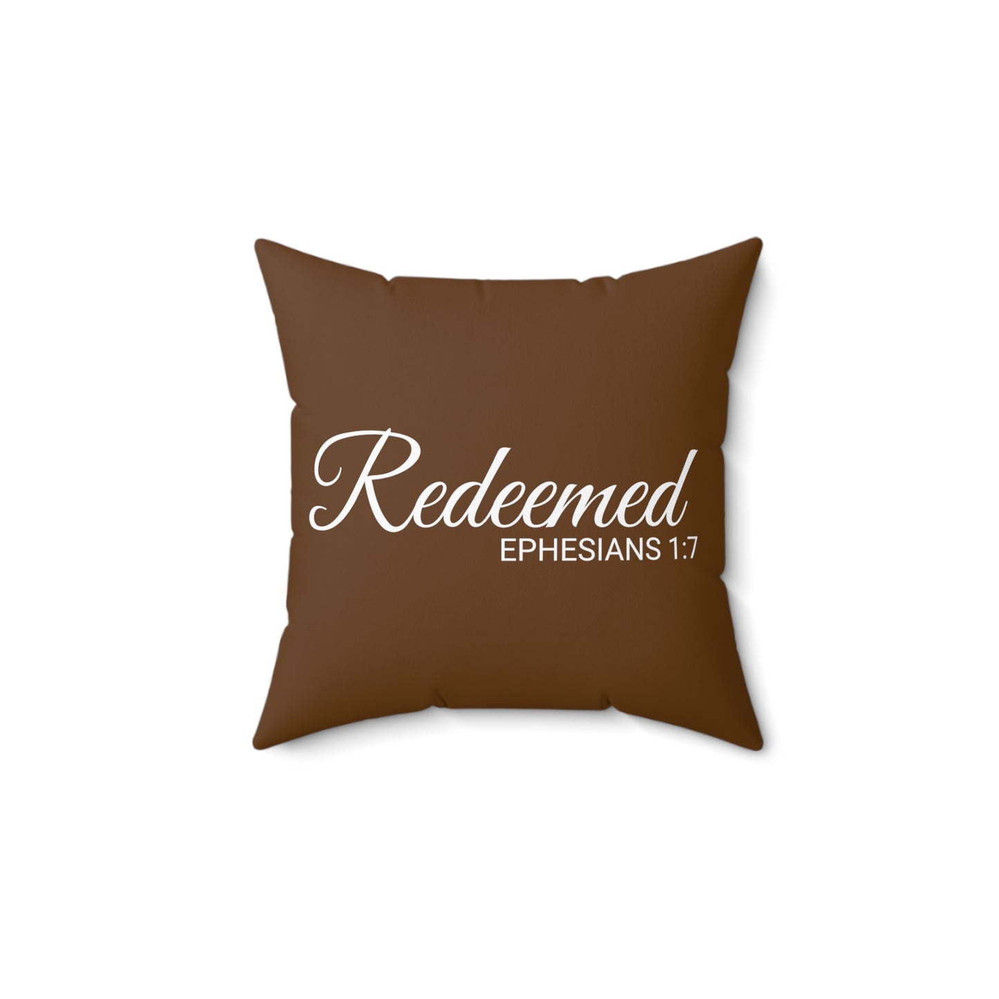 Scripture Redeemed Ephesians 1:7 Bible Verse Pillow