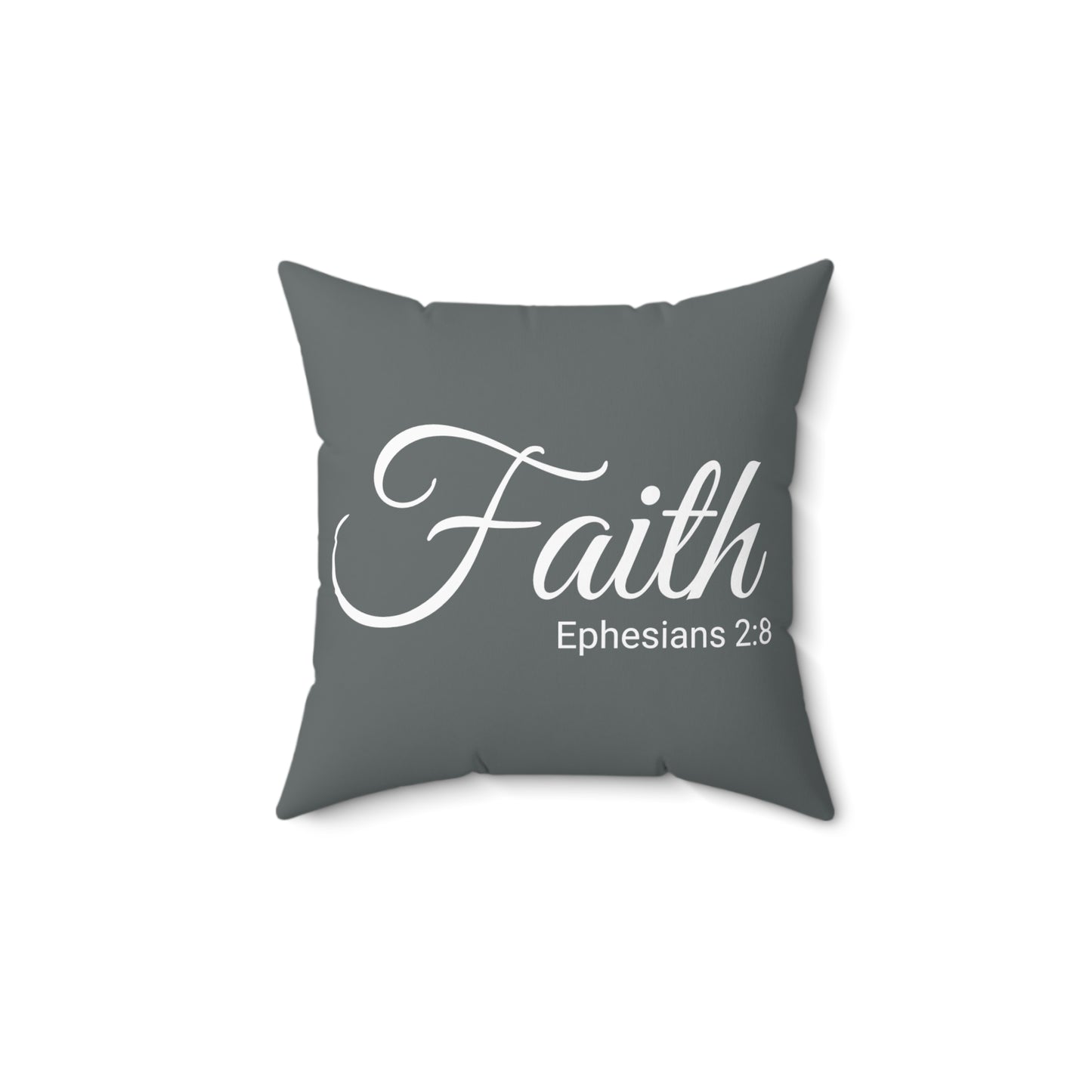 Scripture Faith Ephesians 2:8 Bible Verse Pillow