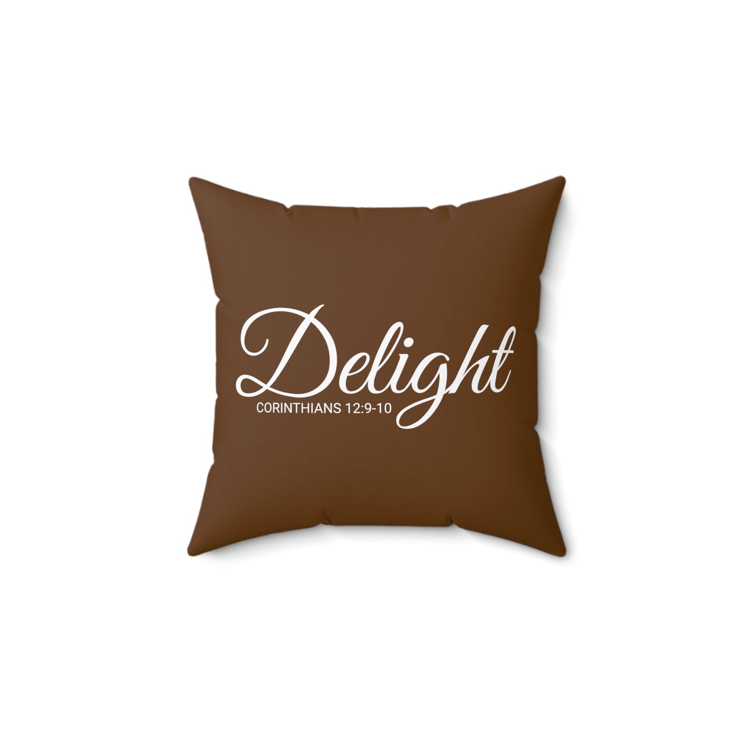 Scripture Delight Corinthians 12:9-10 Bible Verse Pillow