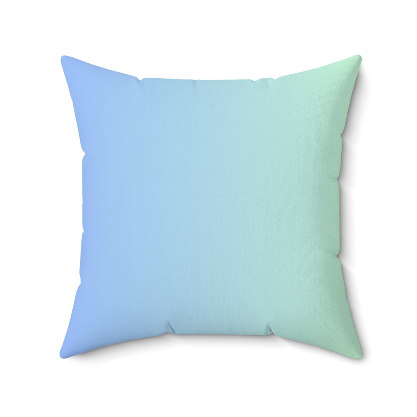 Blue-Green Ombre Throw Pillow